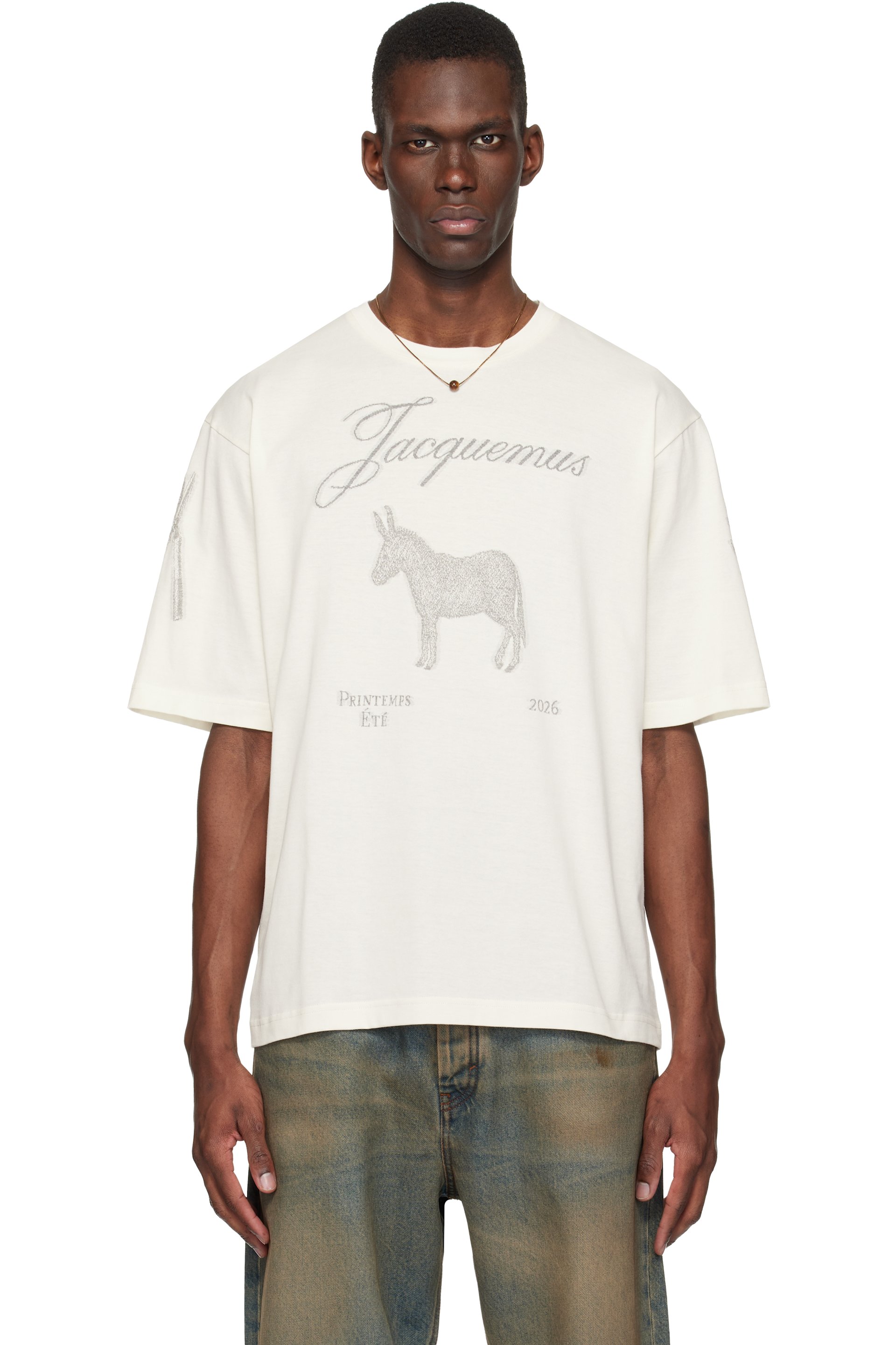 メンズ用 JACQUEMUS Tシャツ | SSENSE 日本