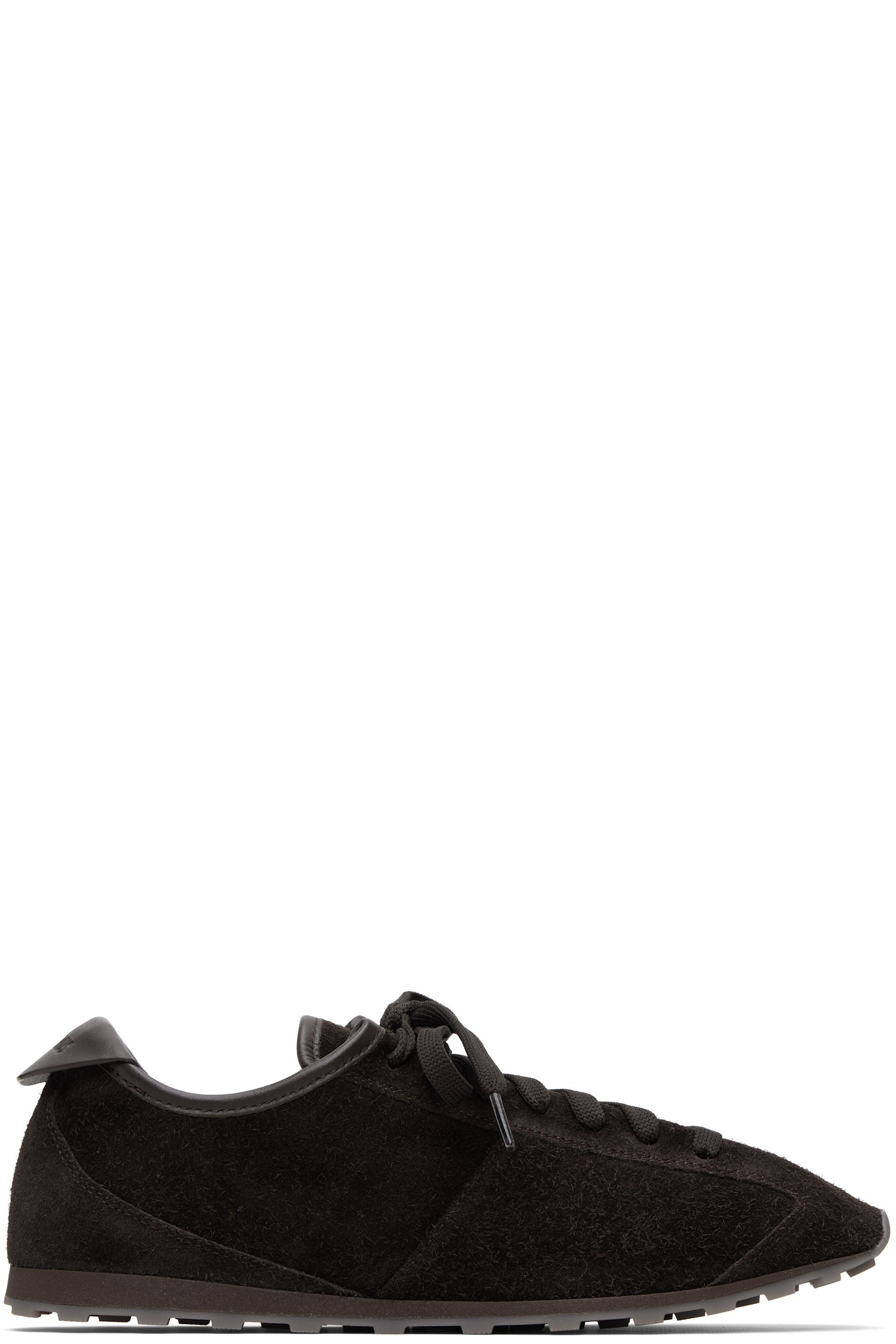 JACQUEMUS - Baskets de tennis brunes