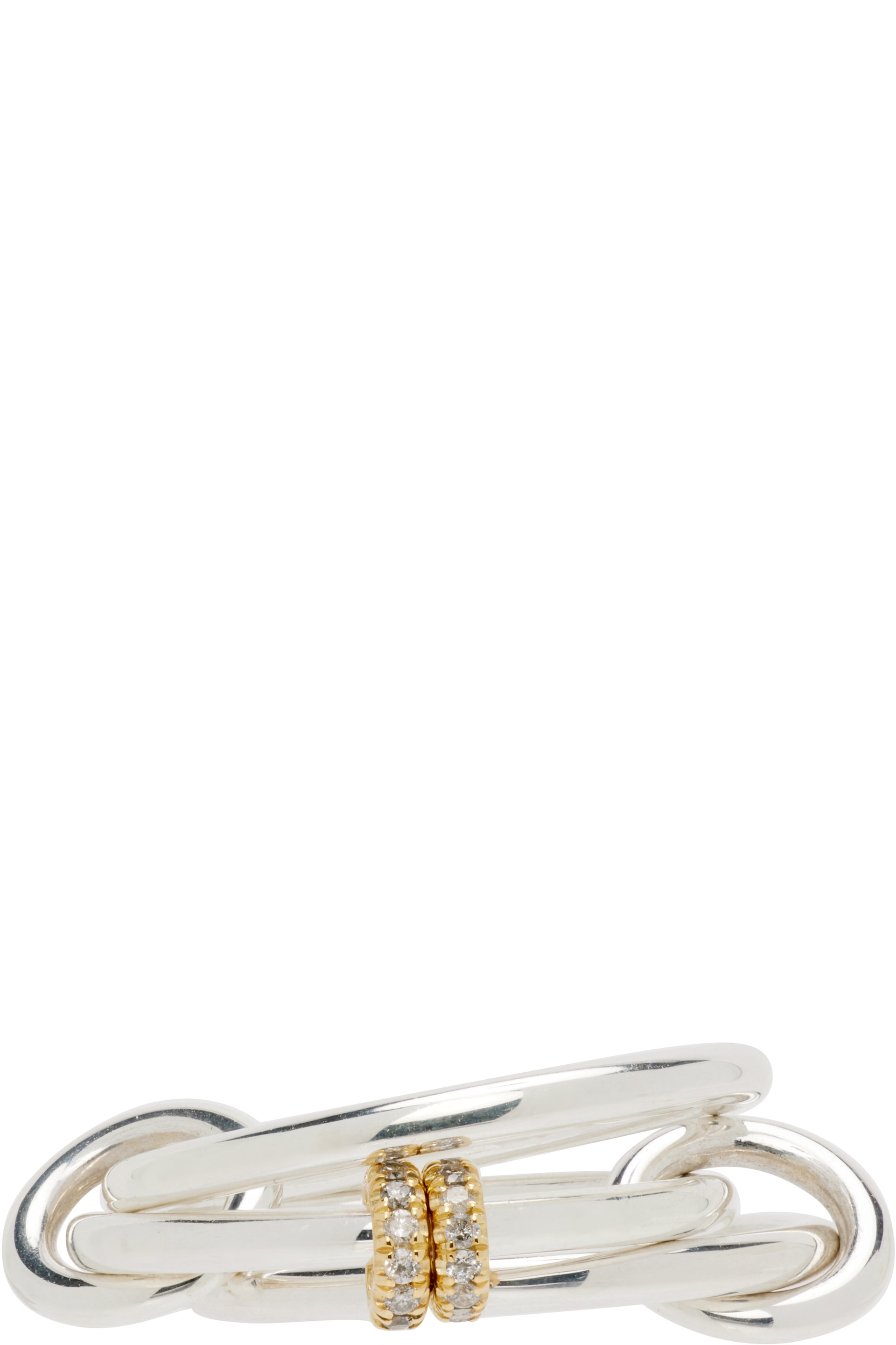Spinelli Kilcollin - Bague Acacia à diamants gris