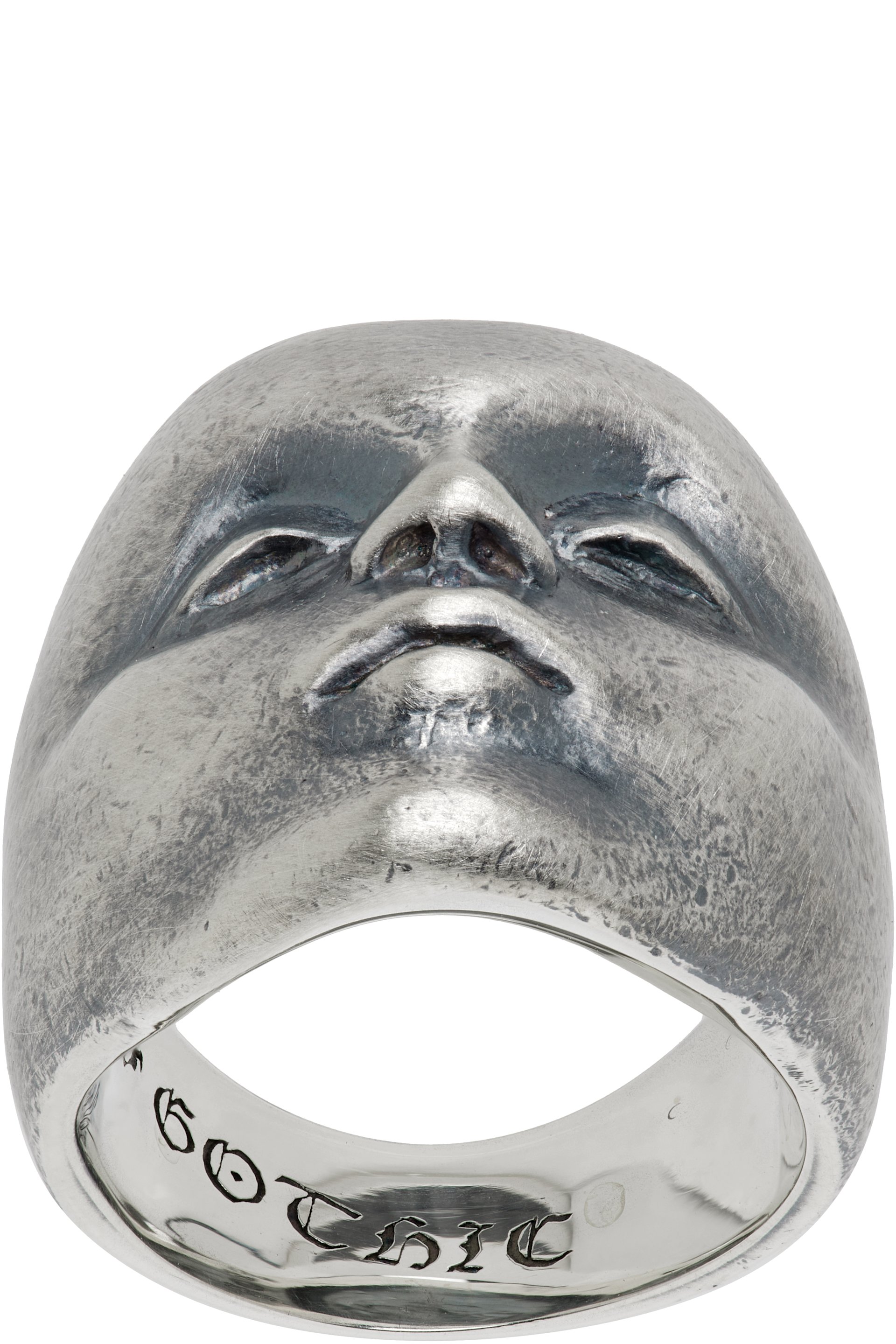 Yohji Yamamoto - Bague à ornement en forme de masque