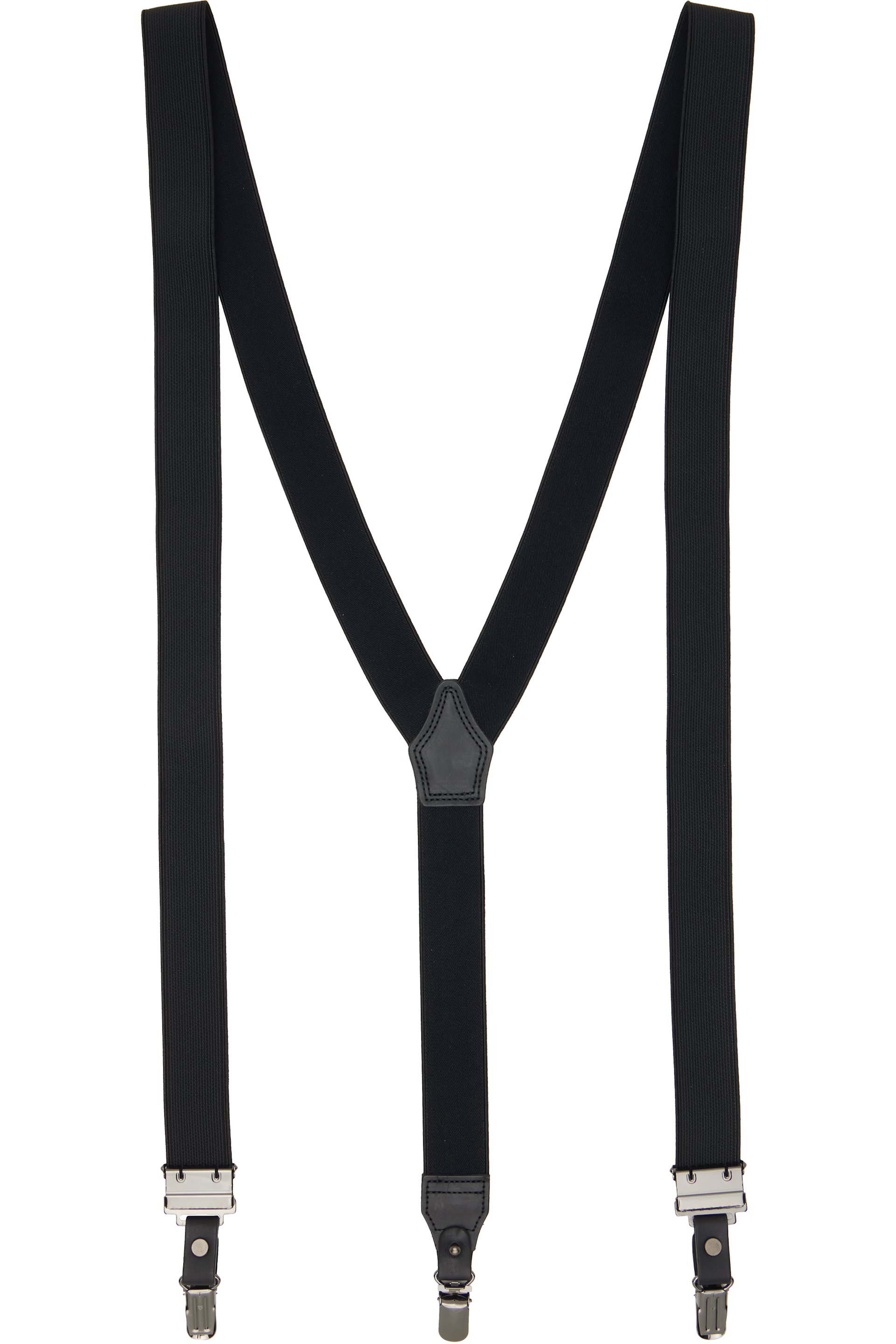 YOHJI YAMAMOTO - Black Woolly Spin Tape 30mm 2way Suspenders
