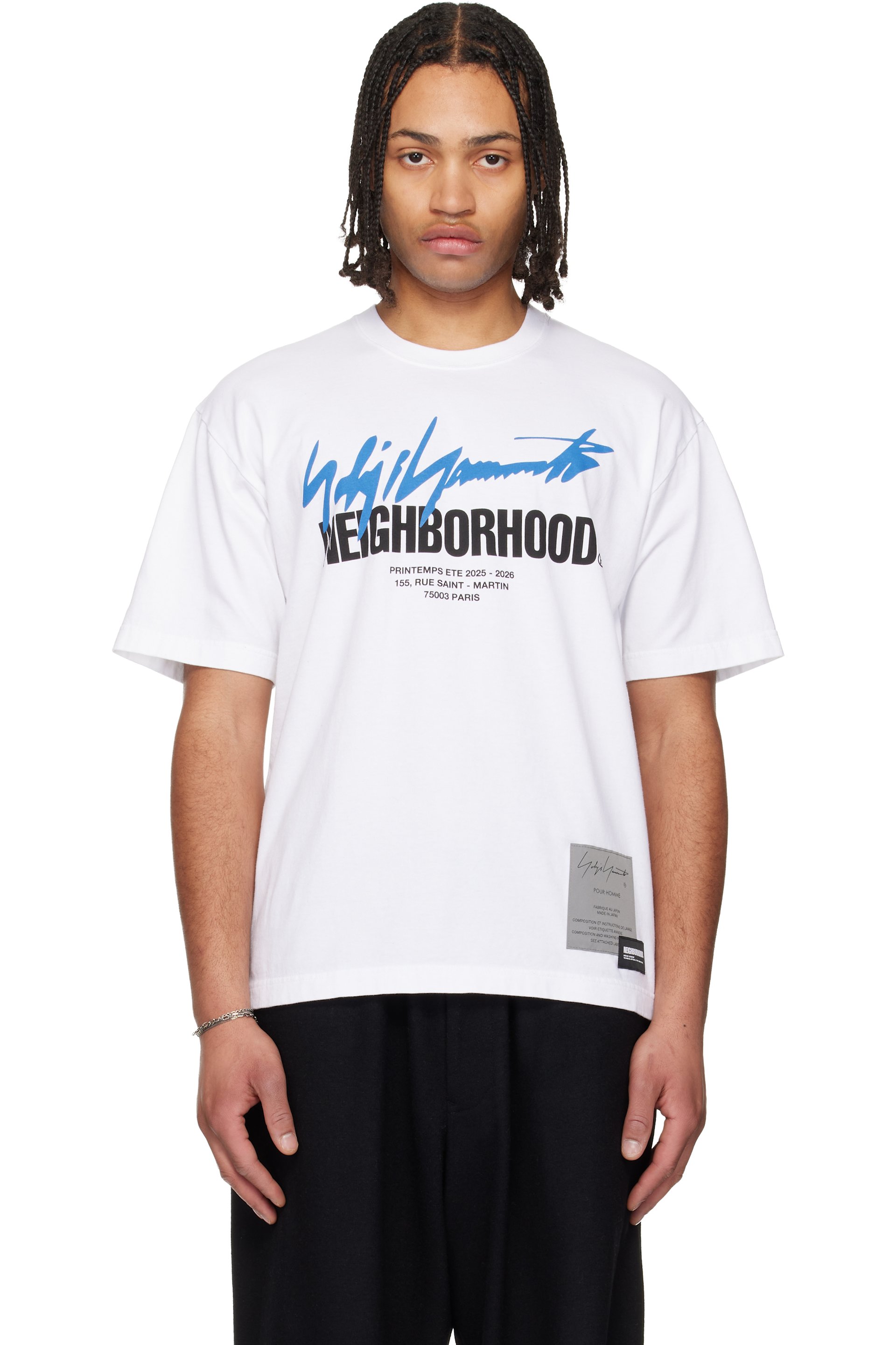 YOHJI YAMAMOTO - 화이트 Neighborhood SS-2 티셔츠