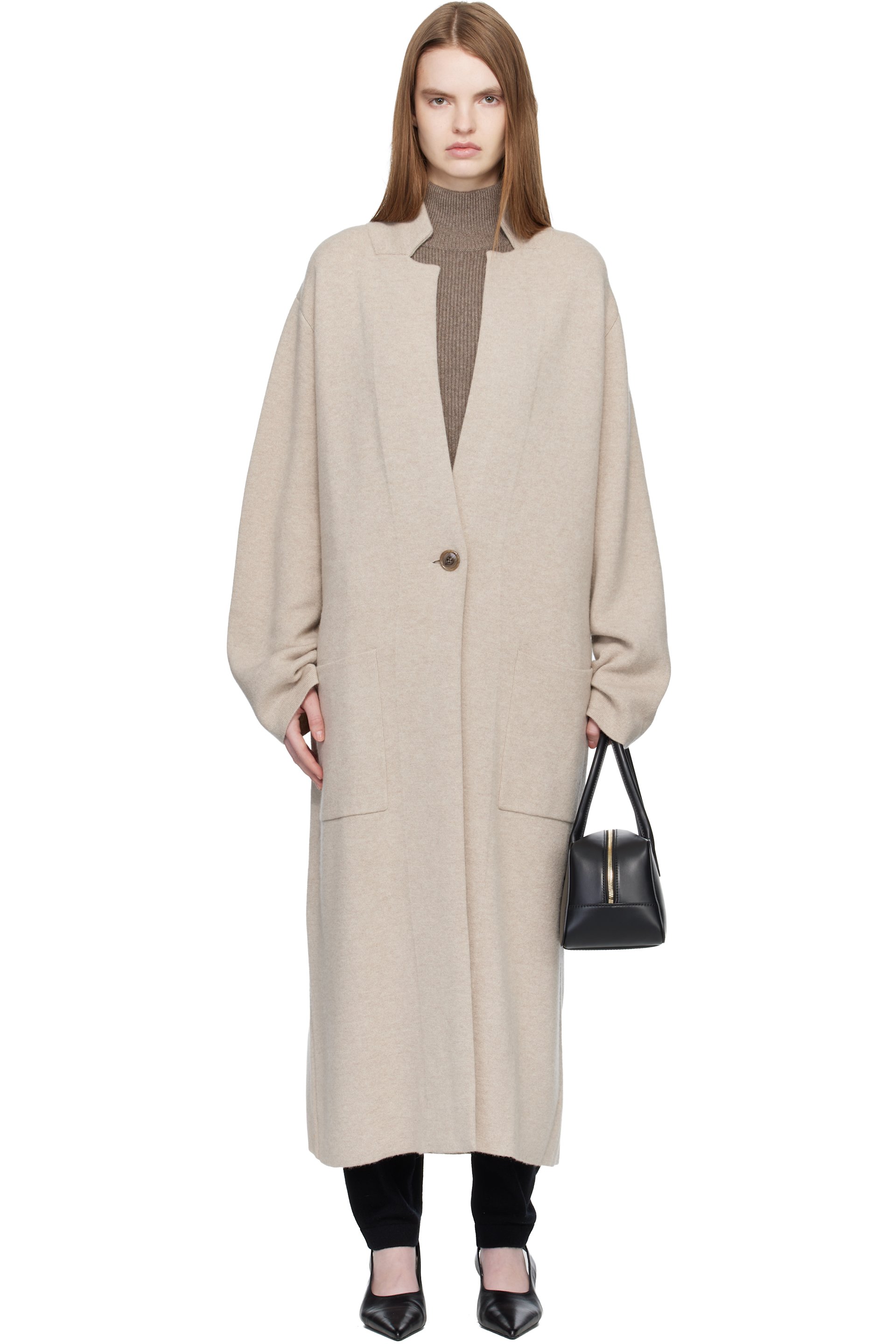 LISA YANG - Beige 'The Amie' Coat
