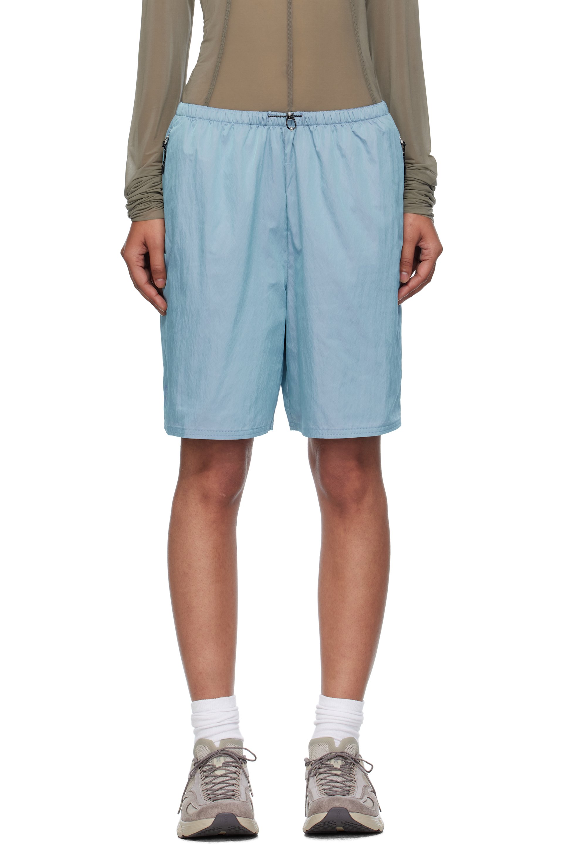 On - Short de survêtement bleu