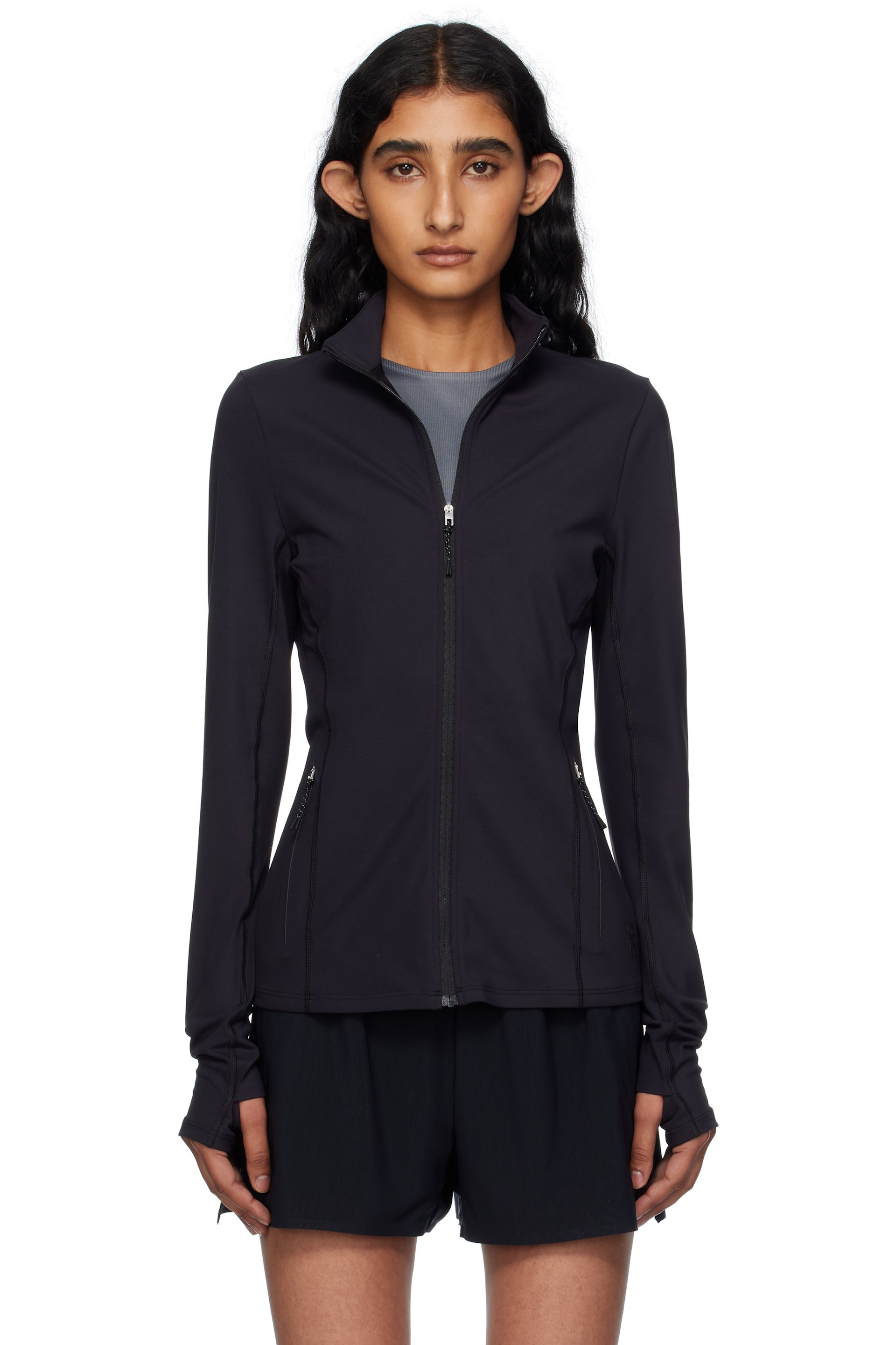 On - Blouson ajusté noir
