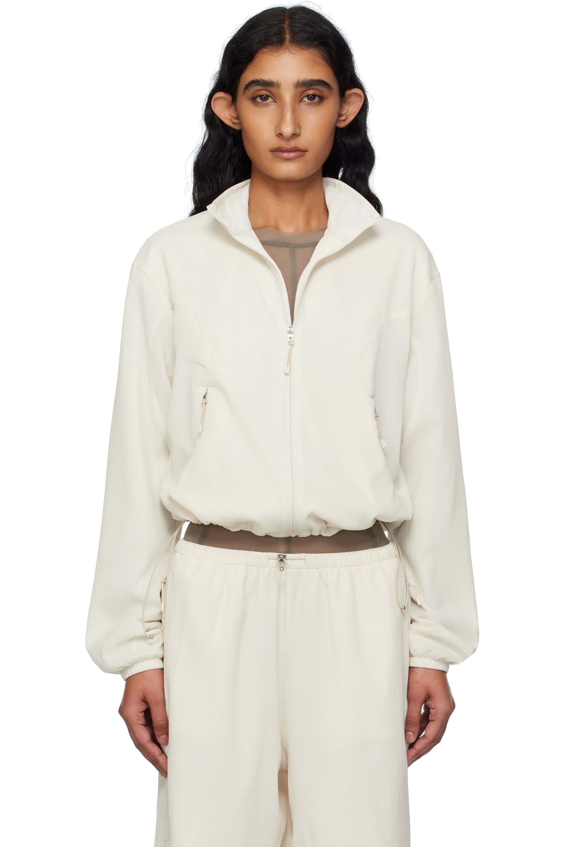 On - Blouson de survêtement beige