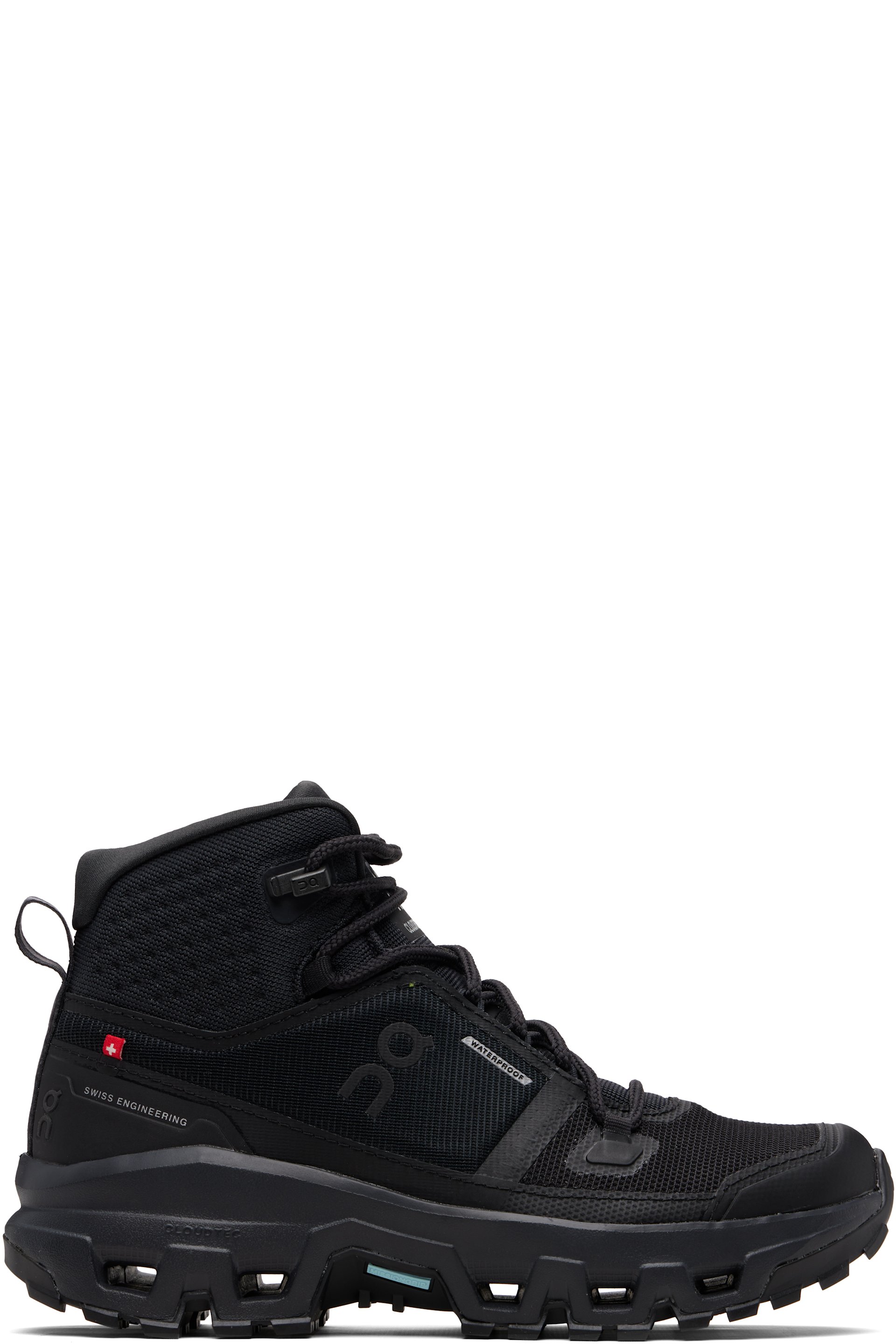 On - ブラック Cloudrock Mid Waterproof スニーカー