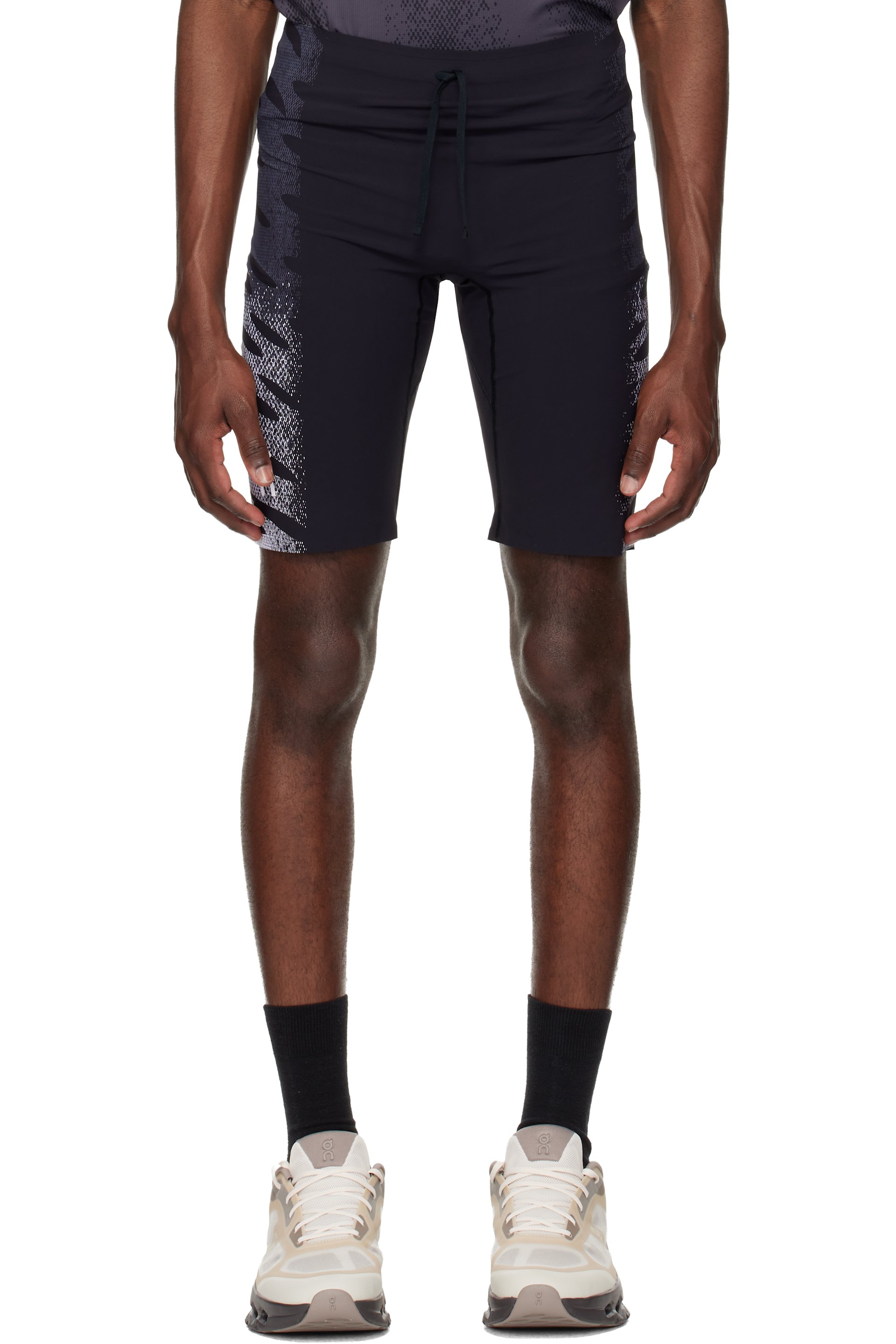 On - Cuissard de course mi-cuisse Zero gris