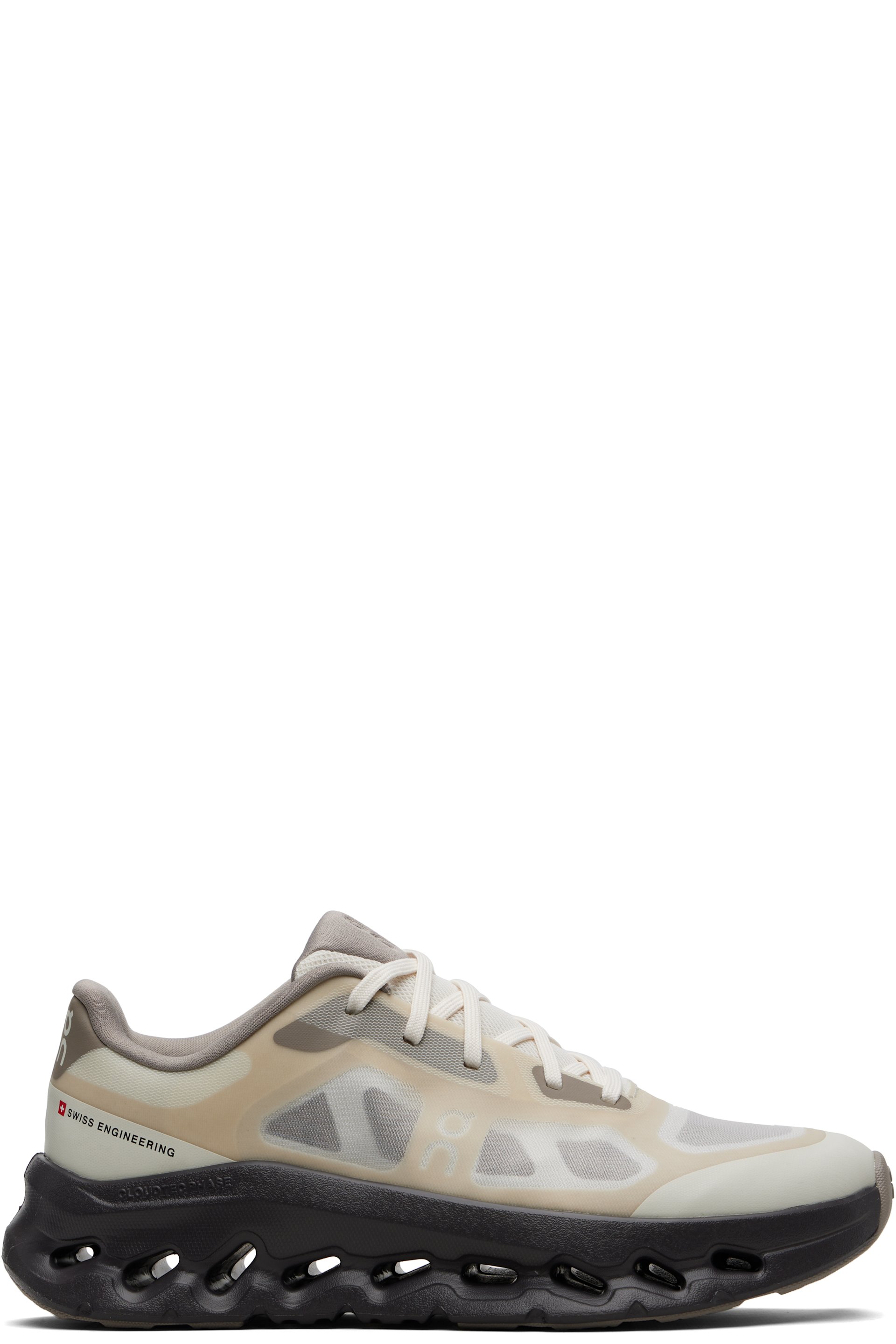 On - Baskets Cloudtilt Remix beige et noir