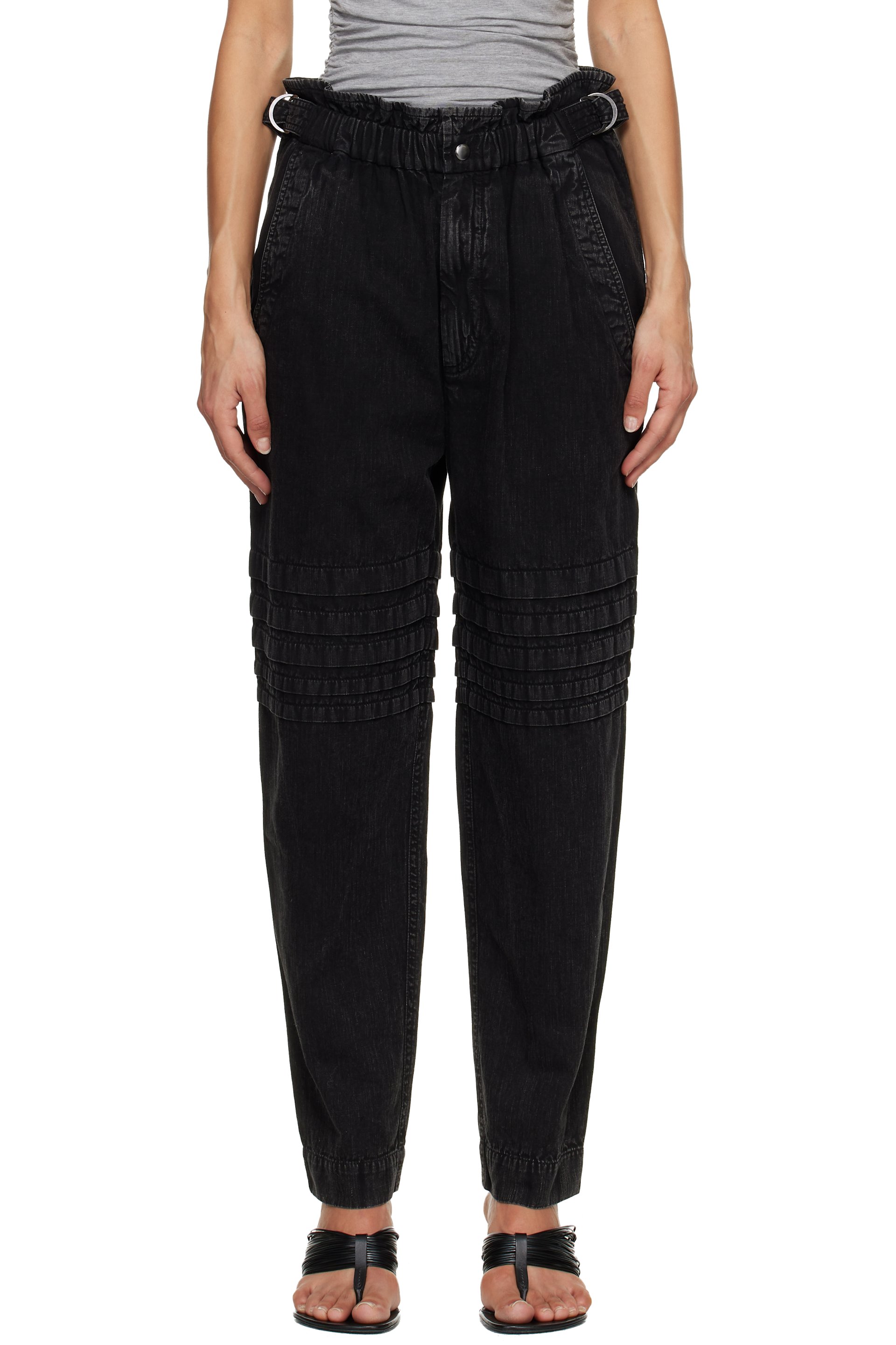 Isabel Marant Etoile - Pantalon Mellya noir