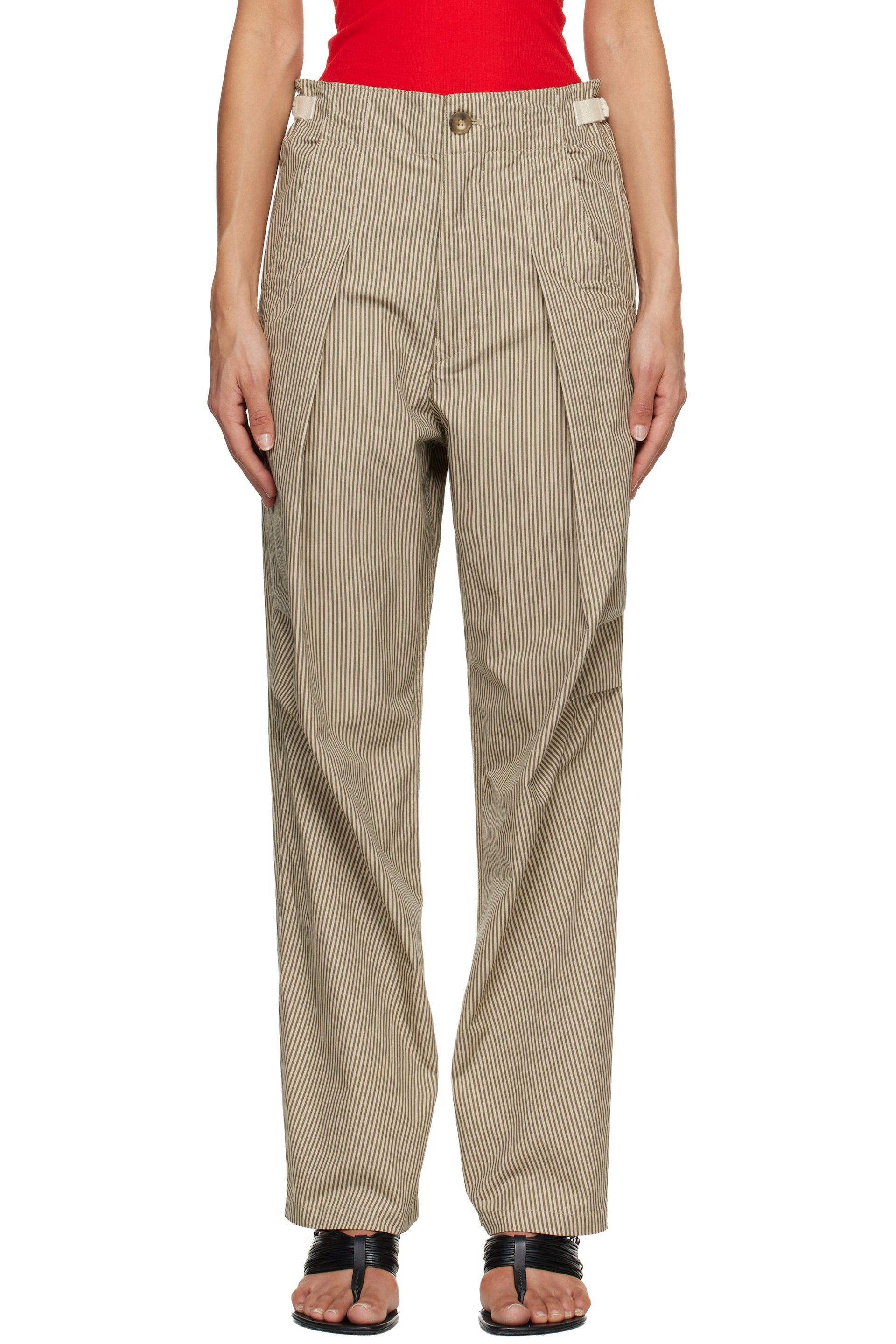 Isabel Marant Etoile - Pantalon Ceryne beige
