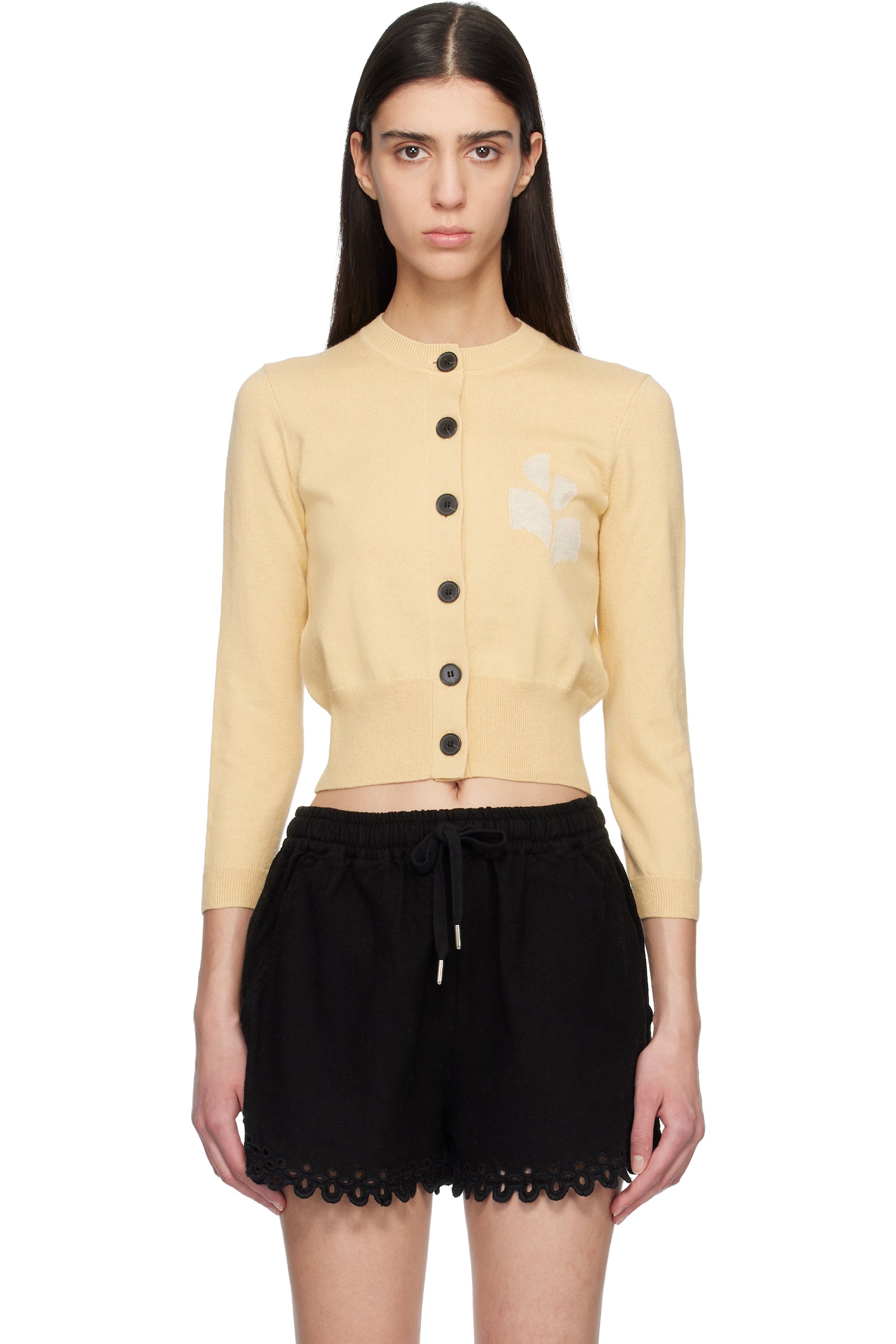 Isabel Marant Etoile - Cardigan Newton jaune