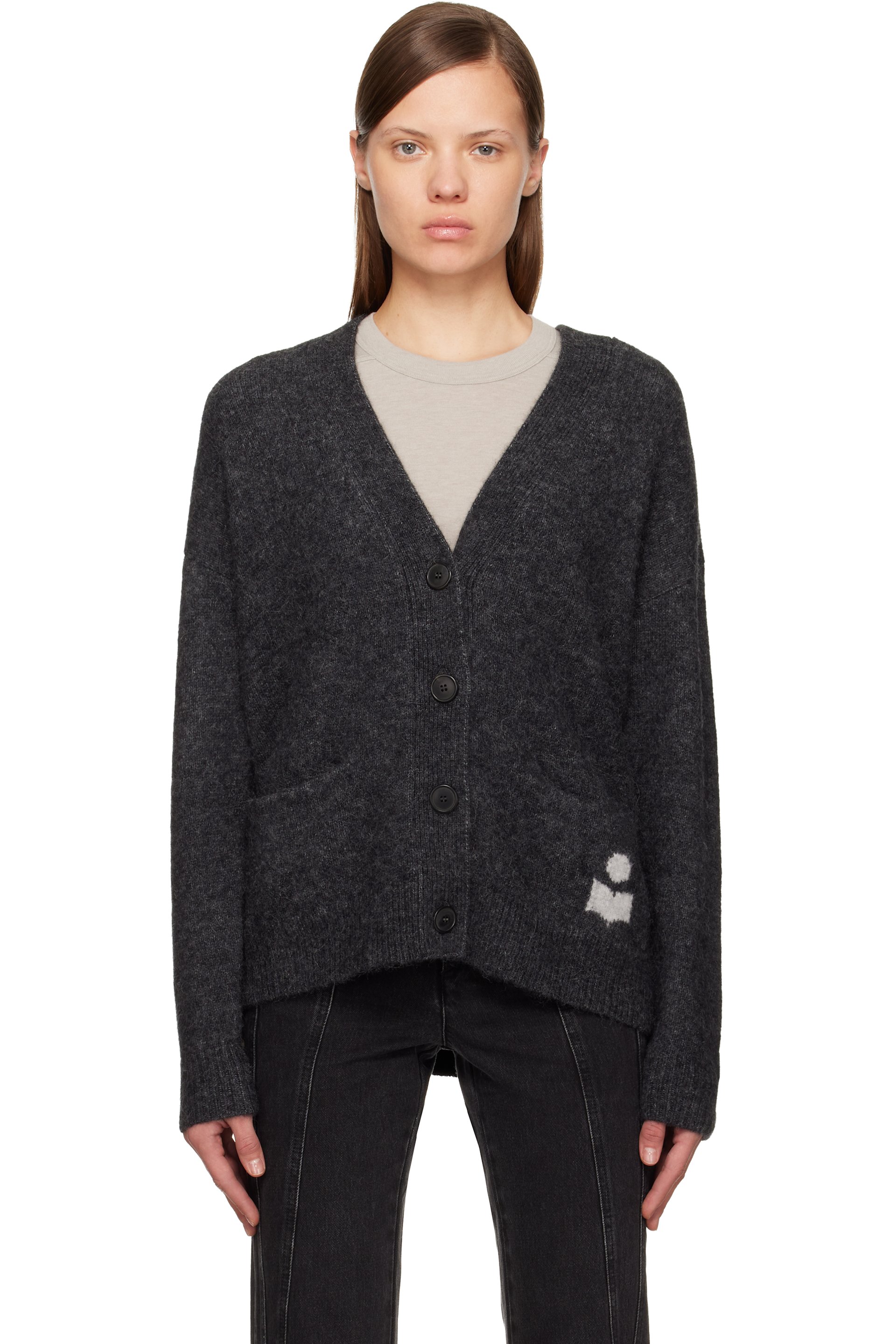 Isabel Marant Etoile - Cardigan Eborah gris