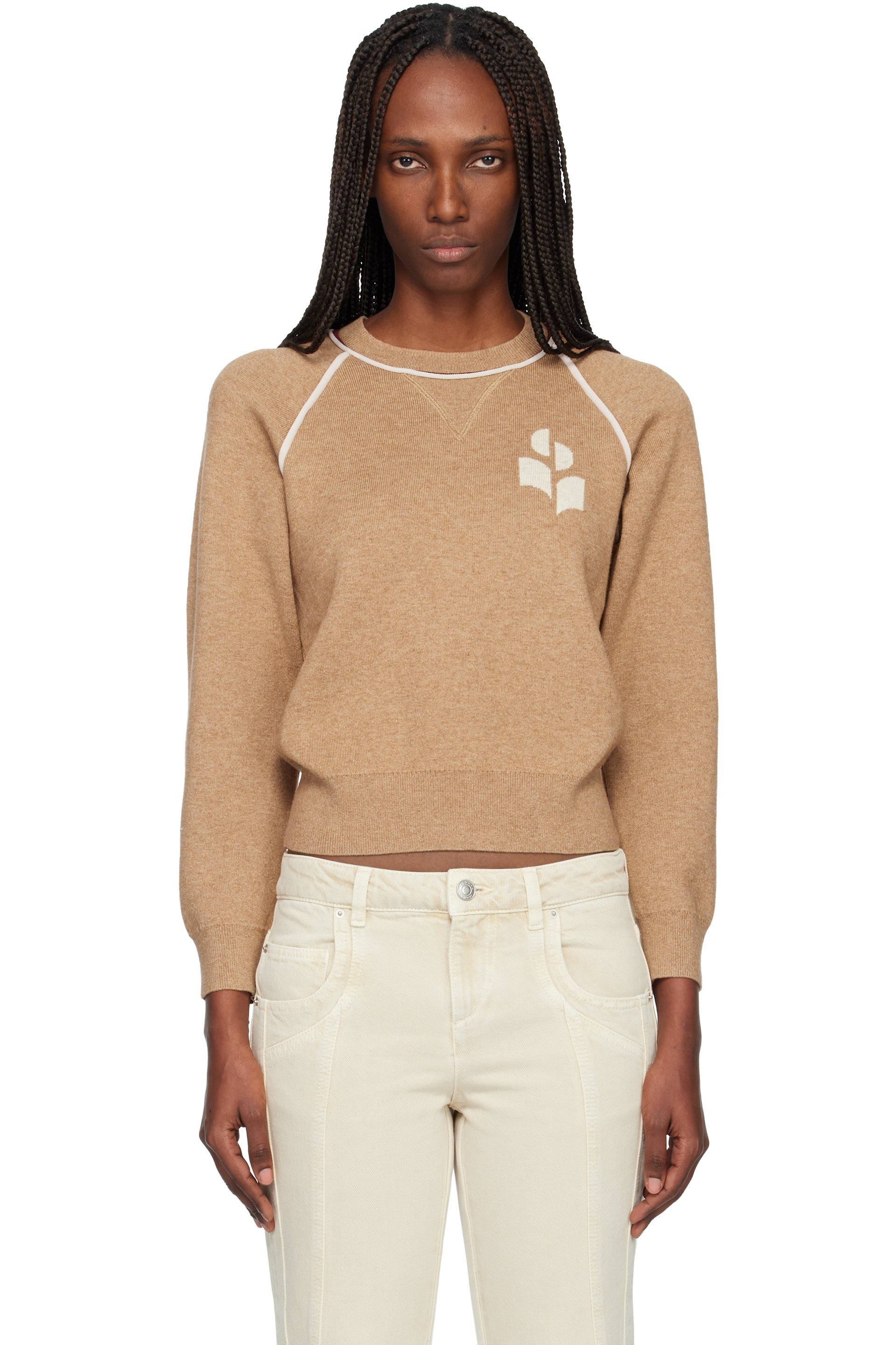 Isabel Marant Etoile - Pull Loriby brun clair