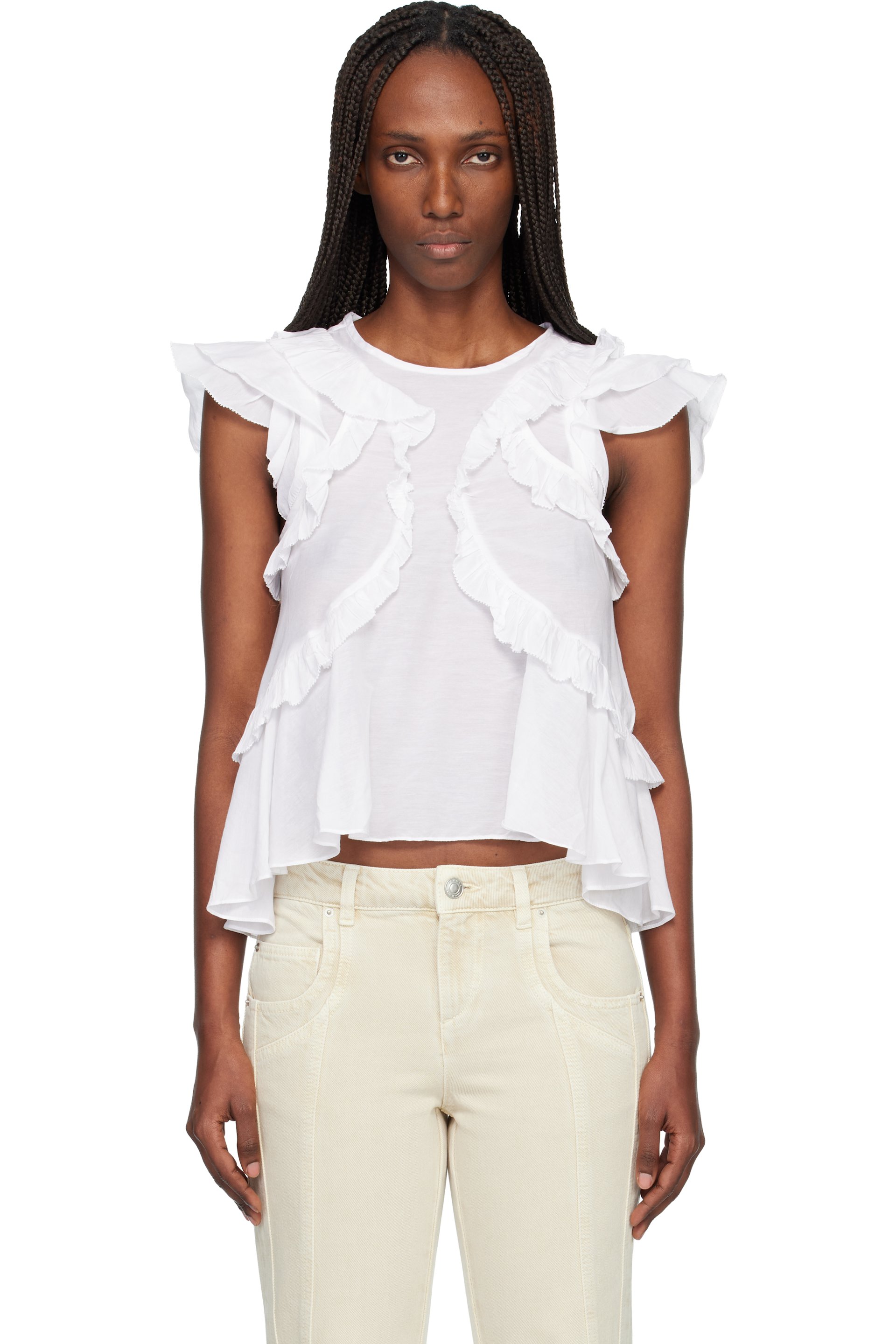 Isabel Marant Etoile - Chemisier Nalou blanc