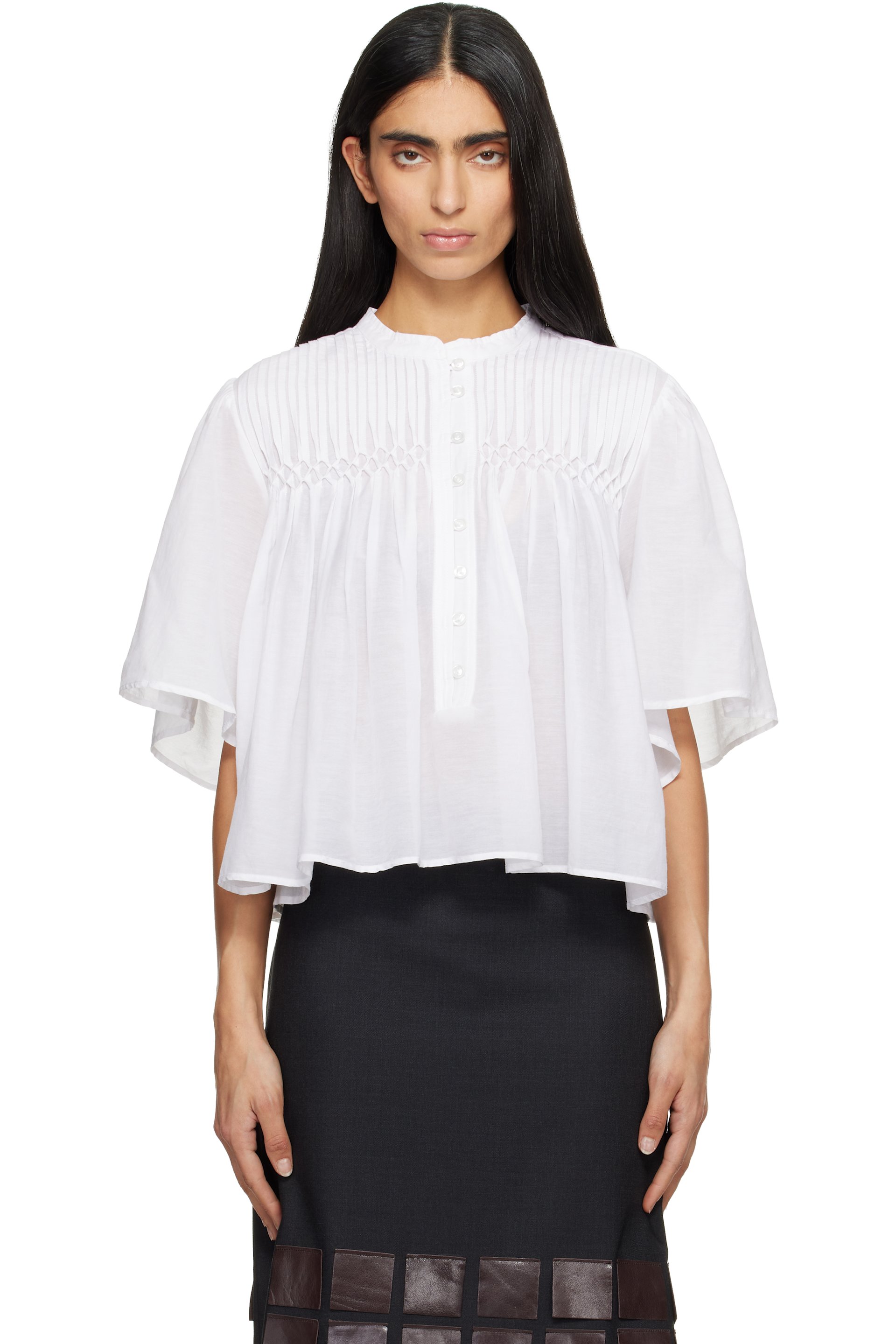 Isabel Marant Etoile - Chemisier Destiny blanc