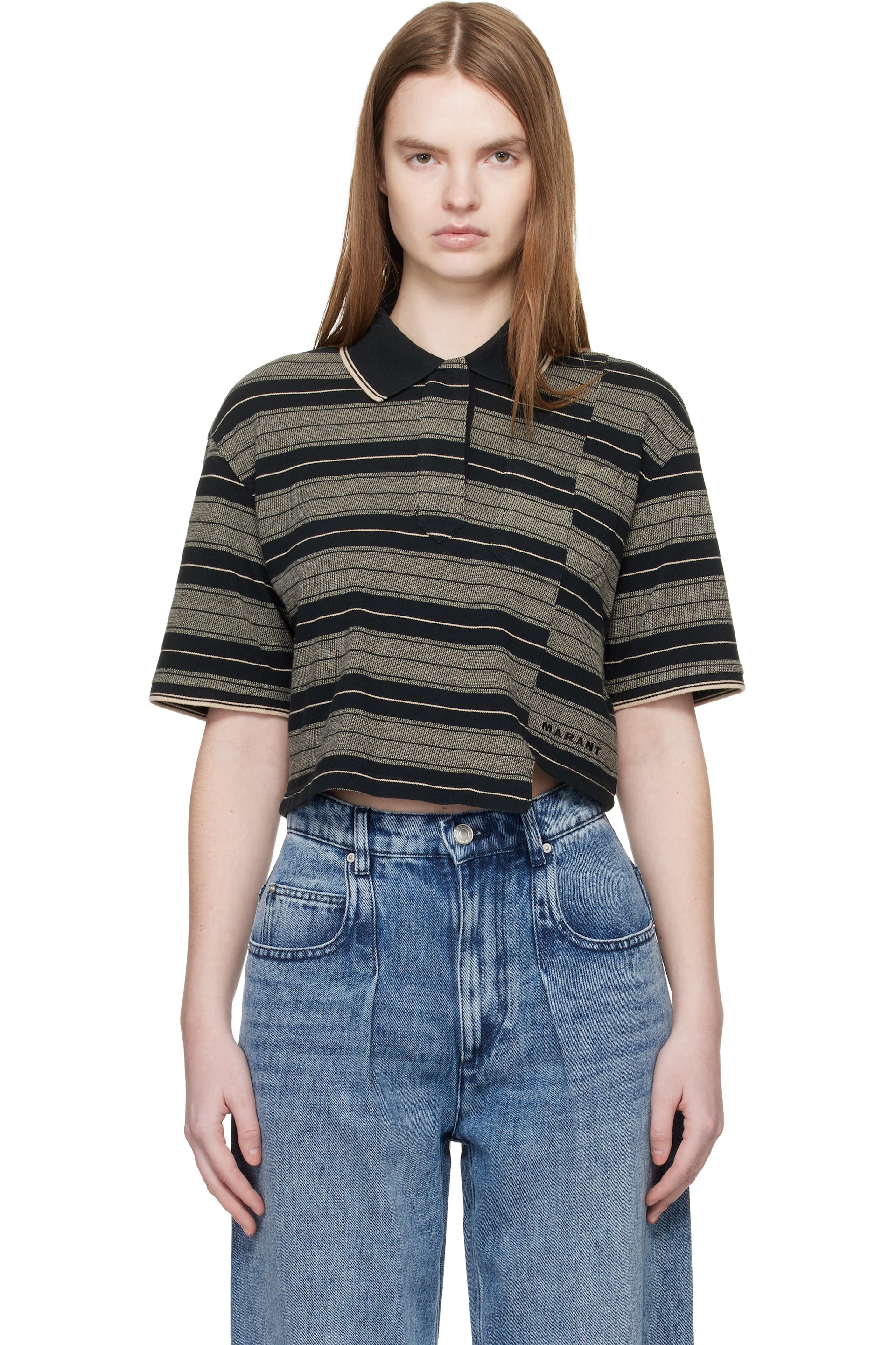 Isabel Marant Etoile - Polo Isalyne noir