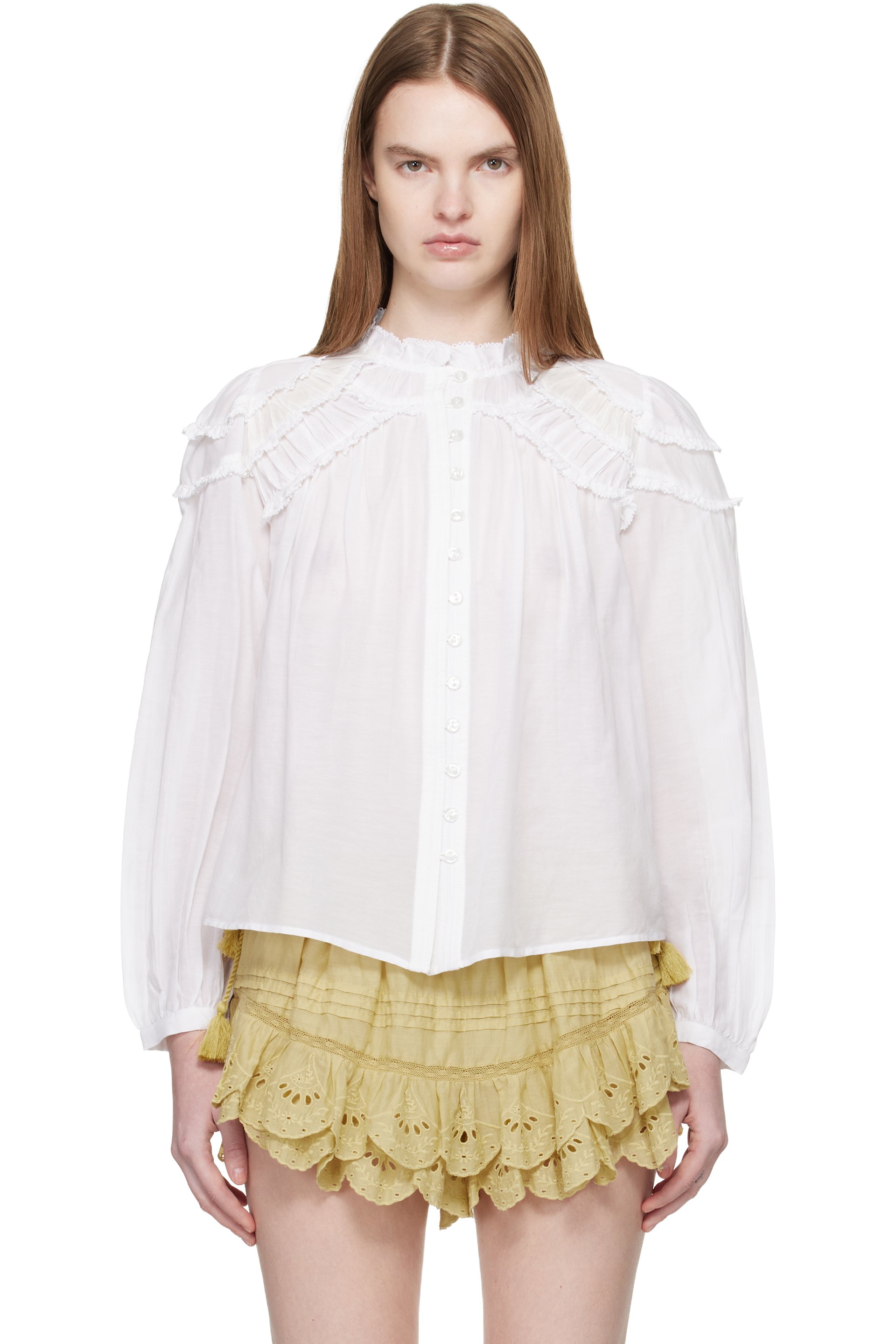 Isabel Marant Etoile - Chemisier Christa blanc