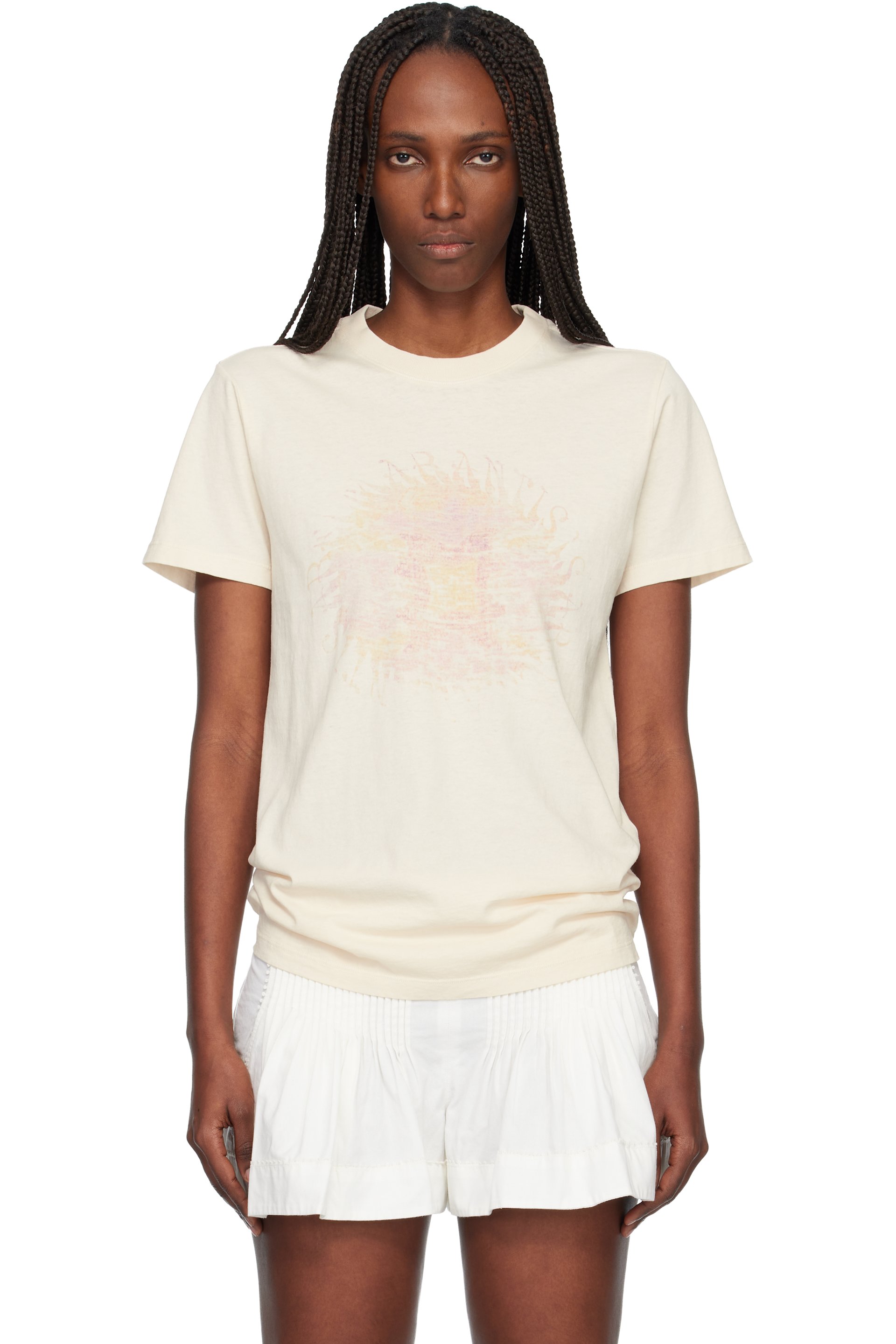 Isabel Marant Etoile - T-shirt Zoeline beige