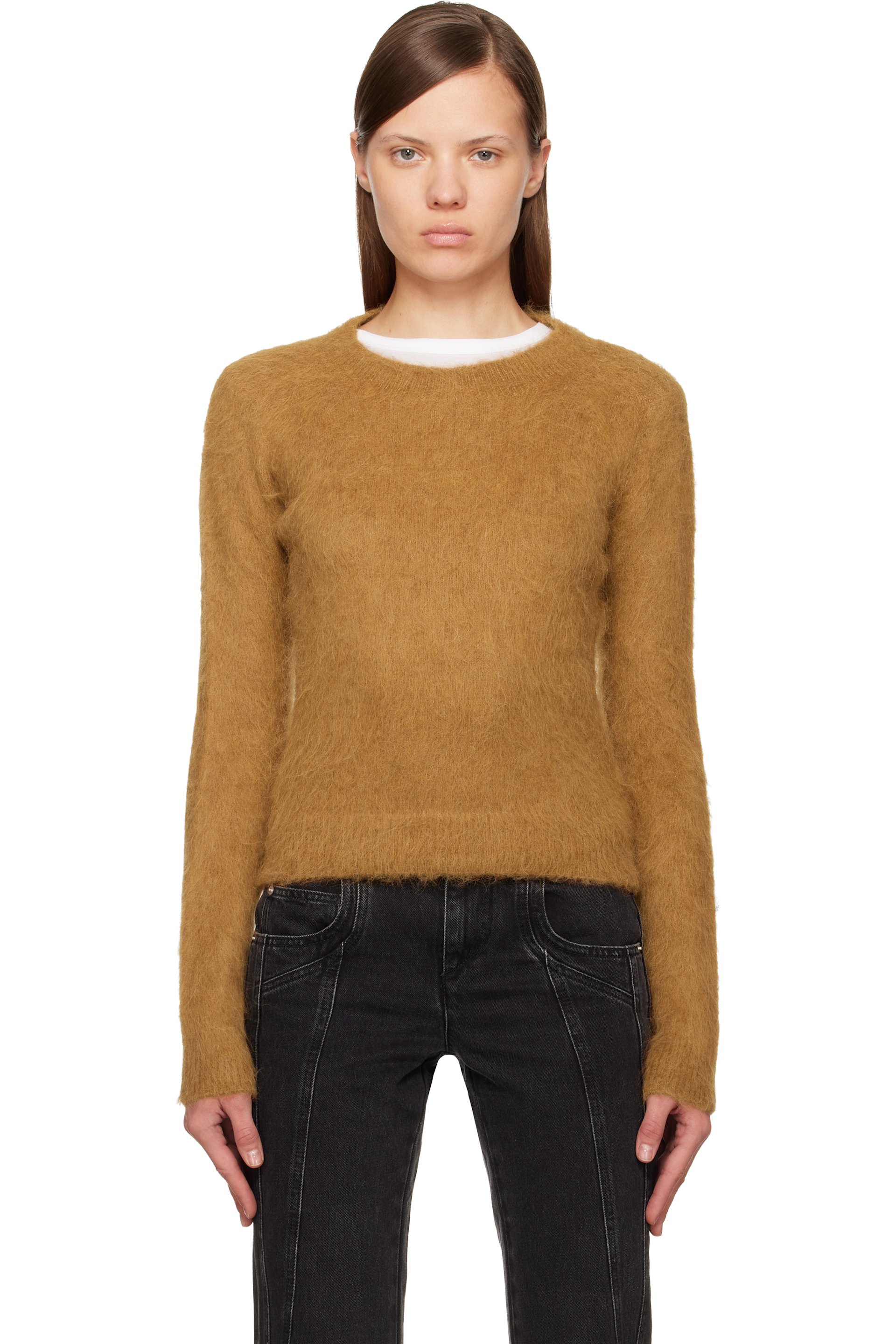 Isabel Marant - Pull Hermine brun clair