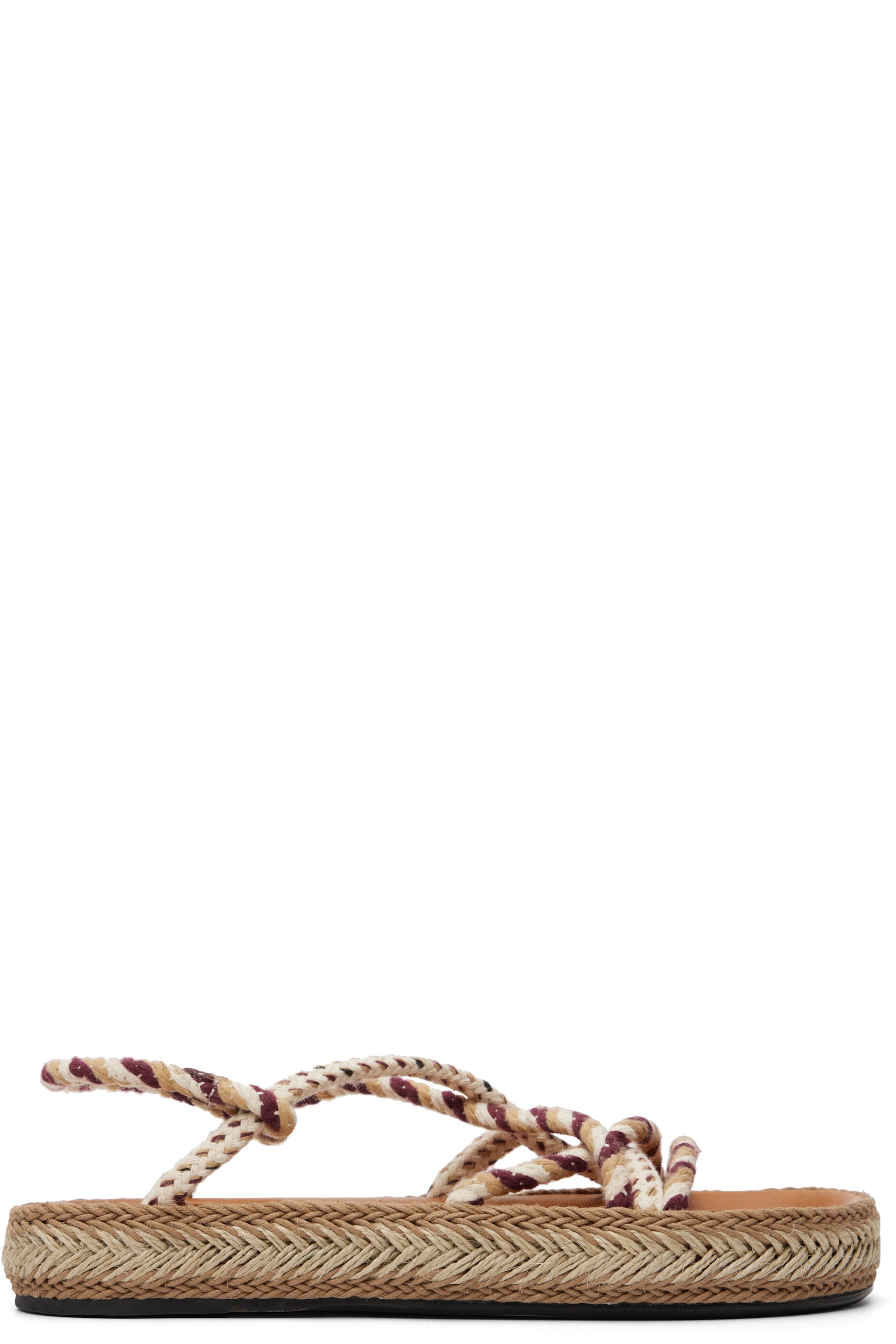 Isabel Marant - Sandales Kitza beige et mauve