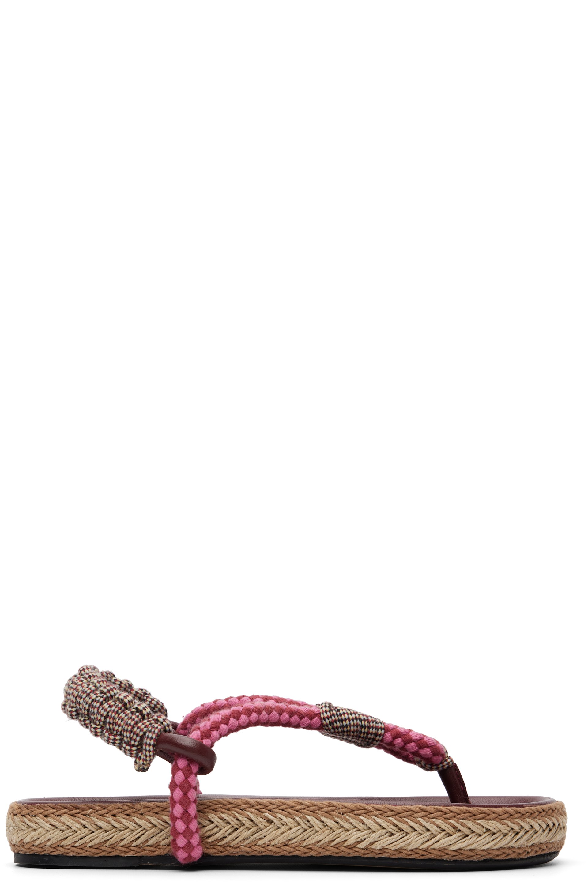 Isabel Marant - Sandales Gypso brun et rouge