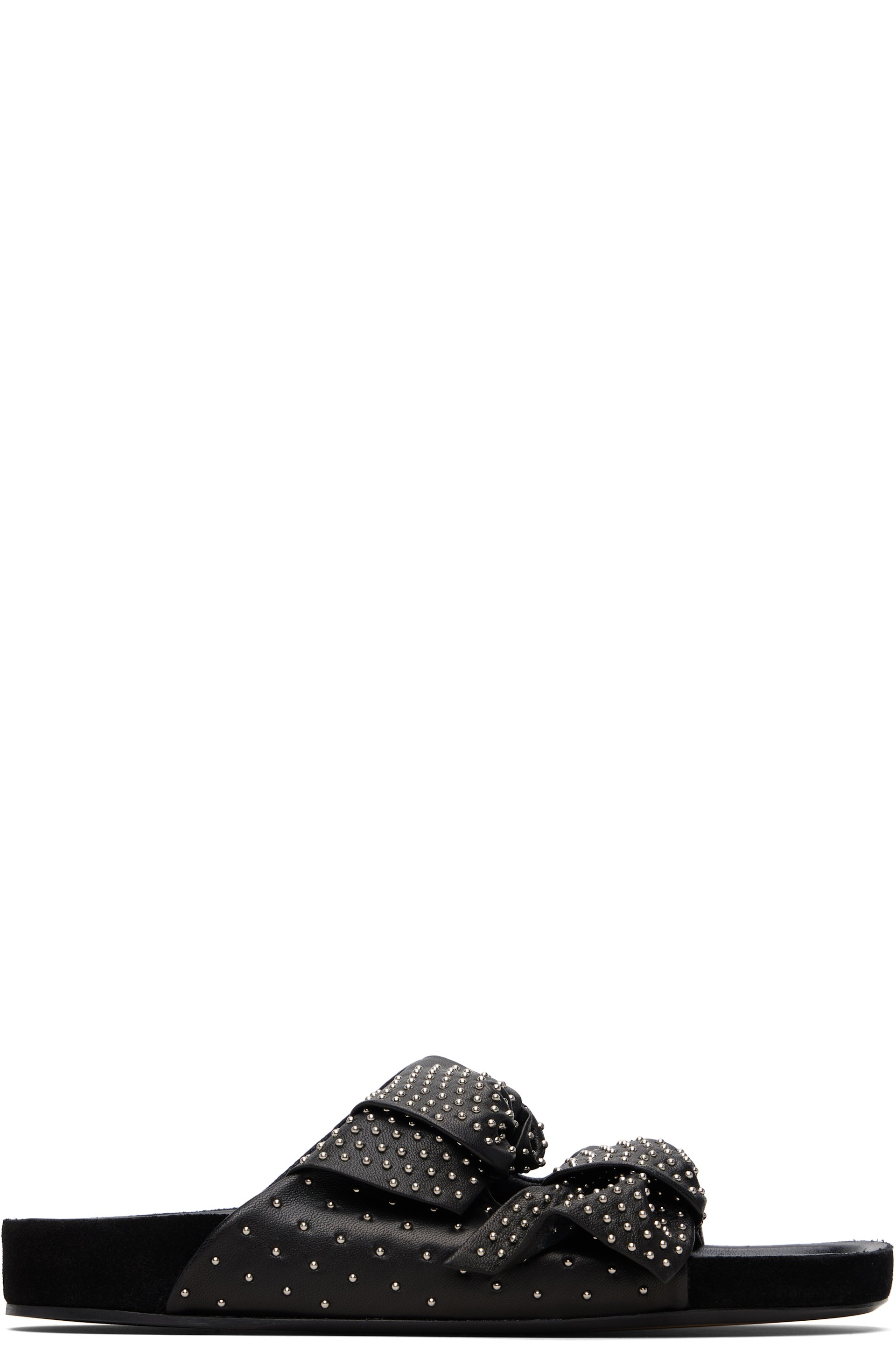 Isabel Marant - Sandales Lennyo noires à boucle
