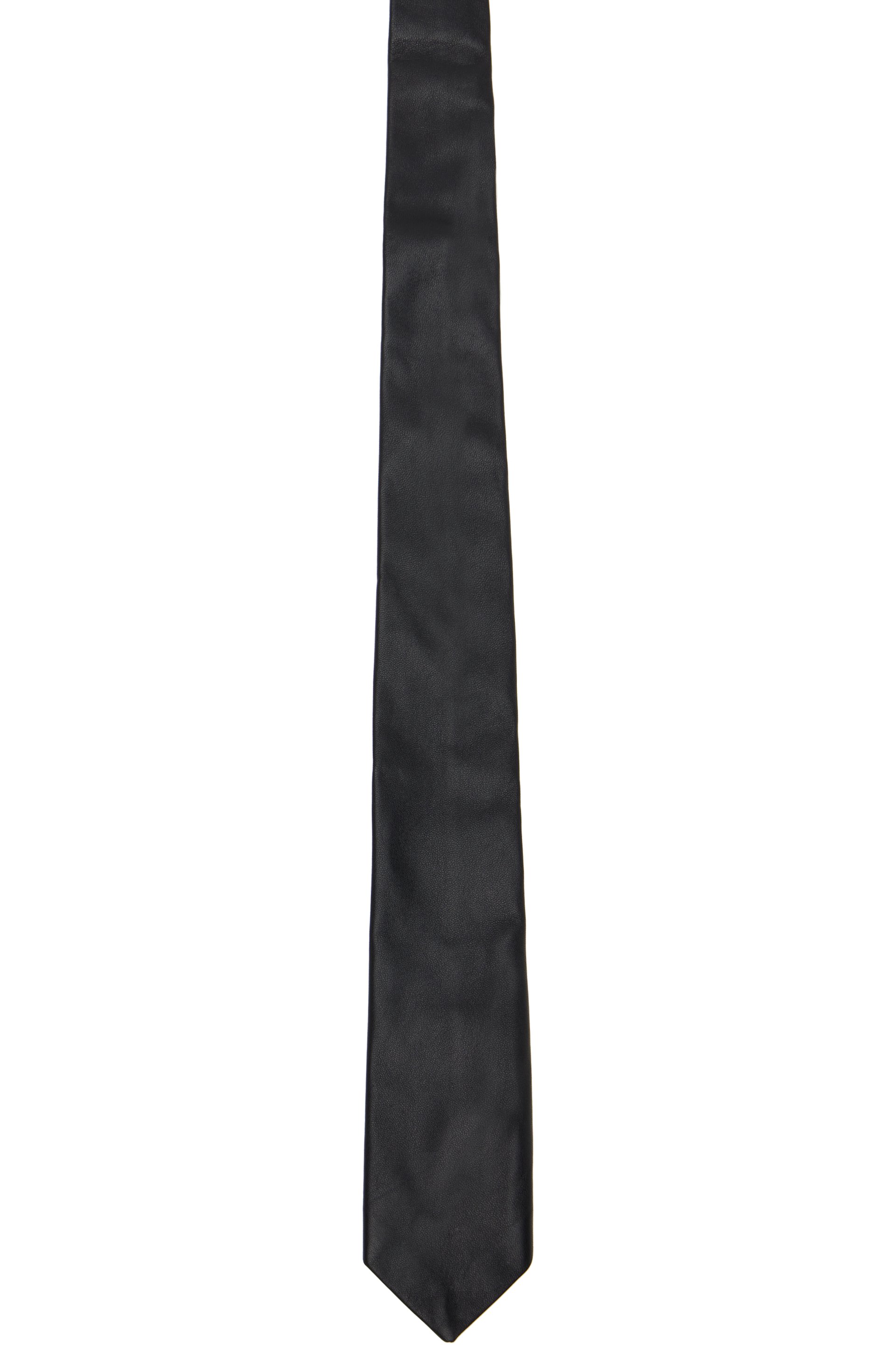Ernest W. Baker - Black Leather Tie