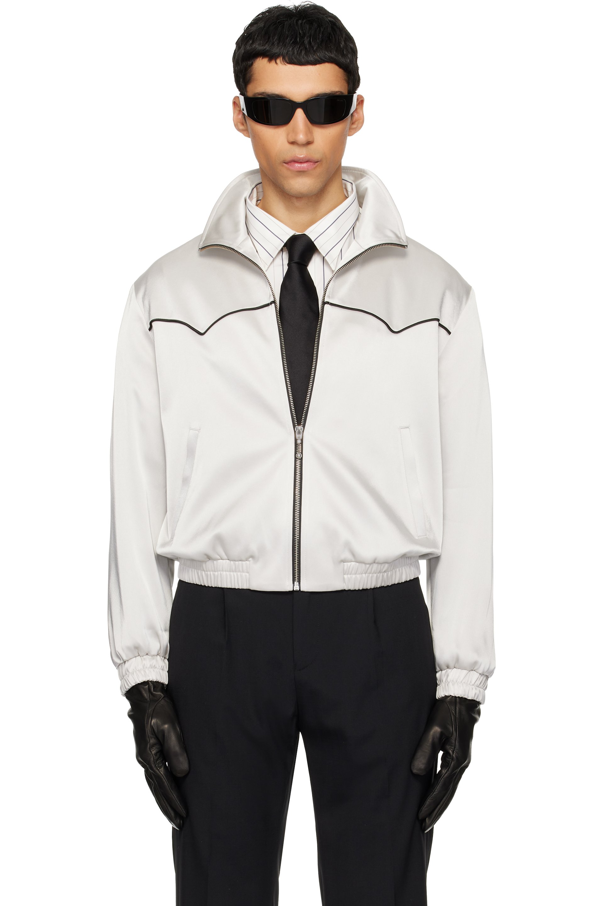 Ernest W. Baker - Gray Western Track Jacket