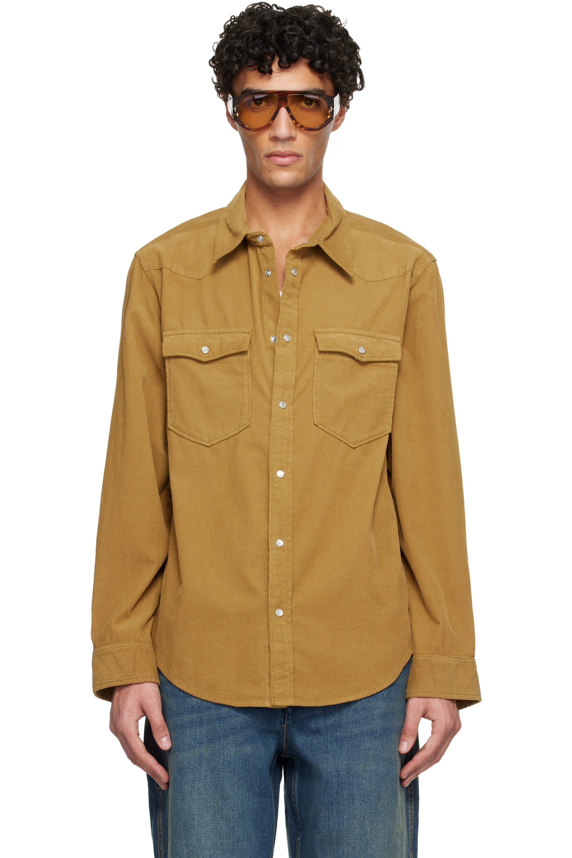 Isabel Marant - Tan Vasco Shirt