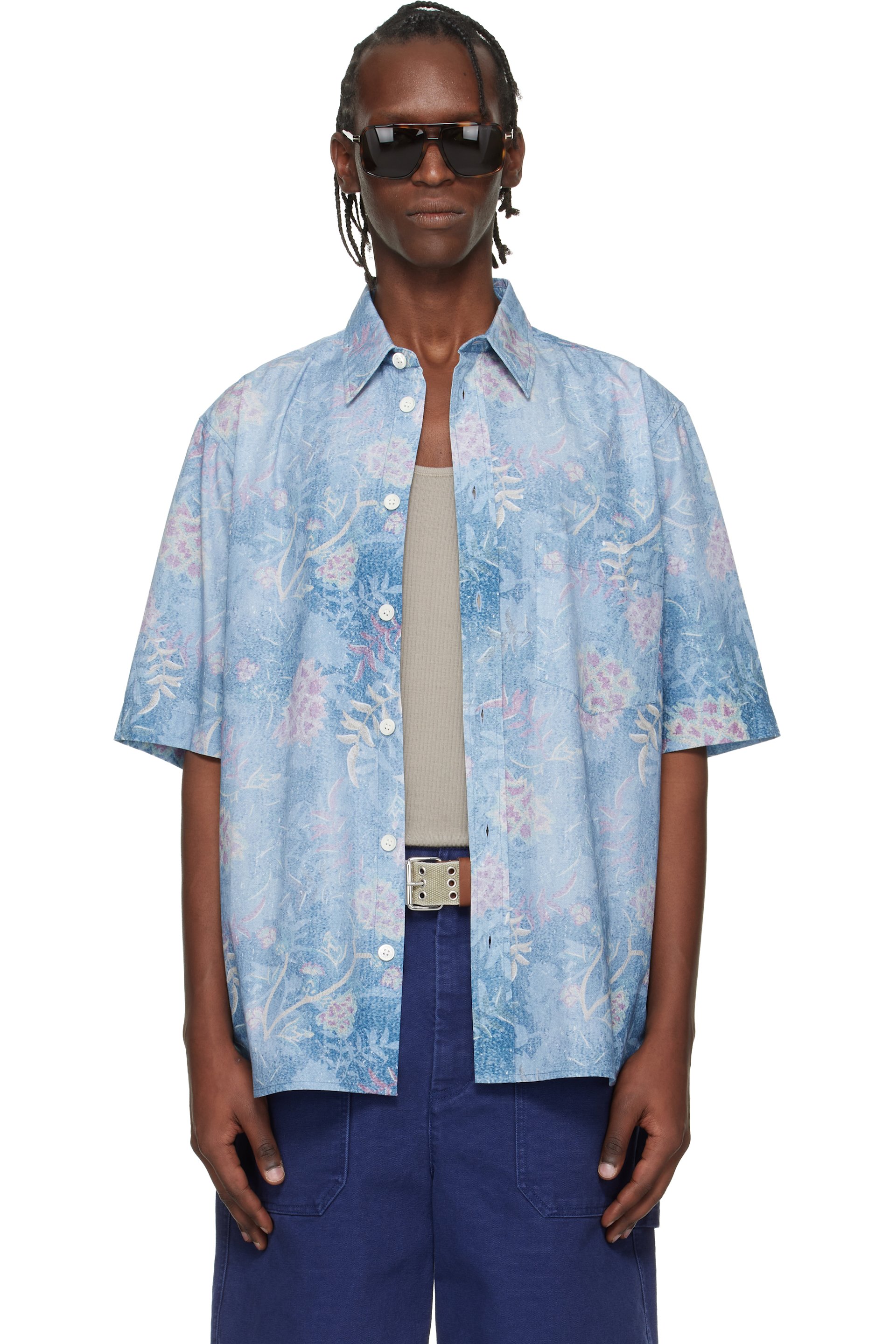 Isabel Marant - Blue Labilio Shirt