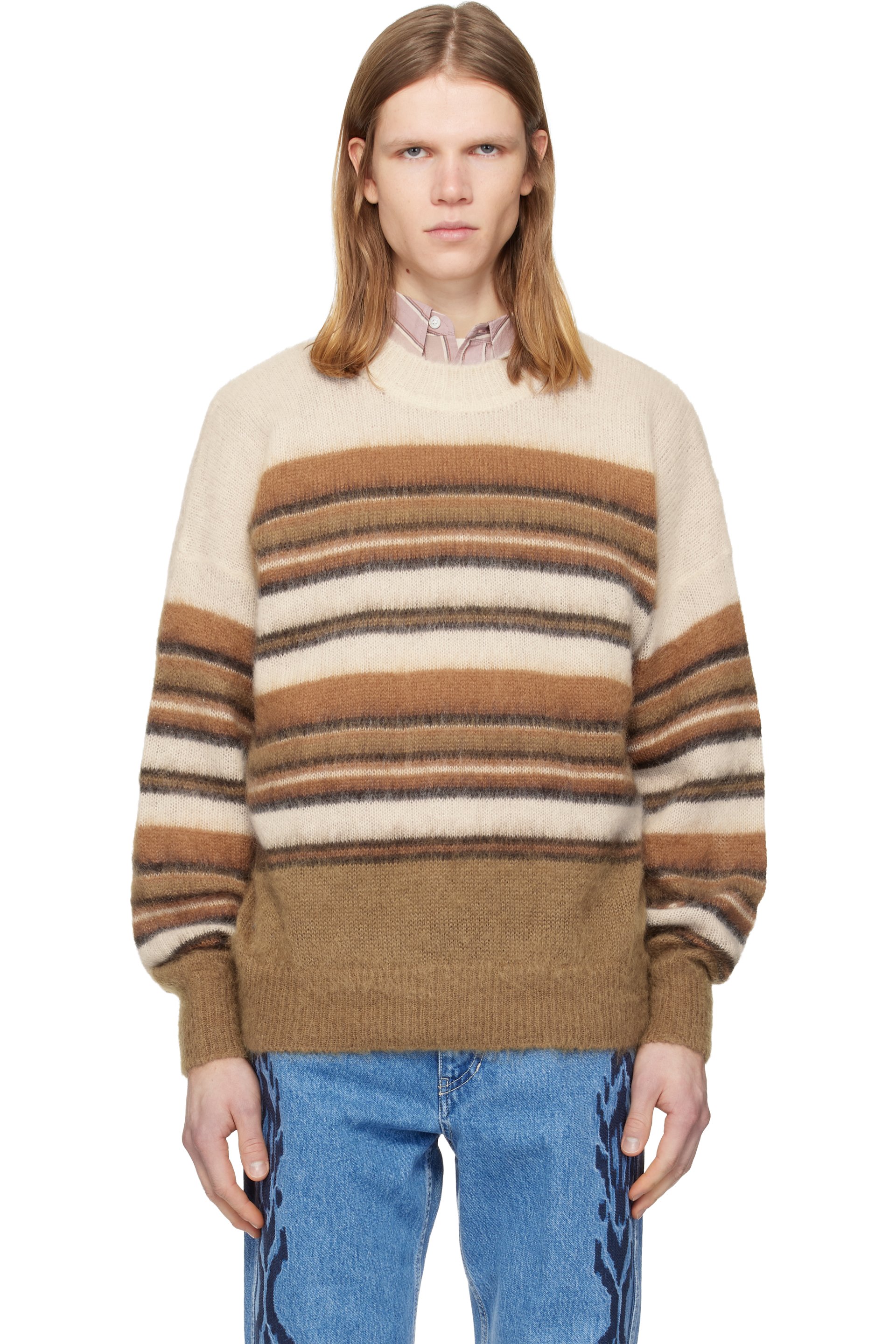 Isabel Marant - Beige & Brown Drussellh Sweater