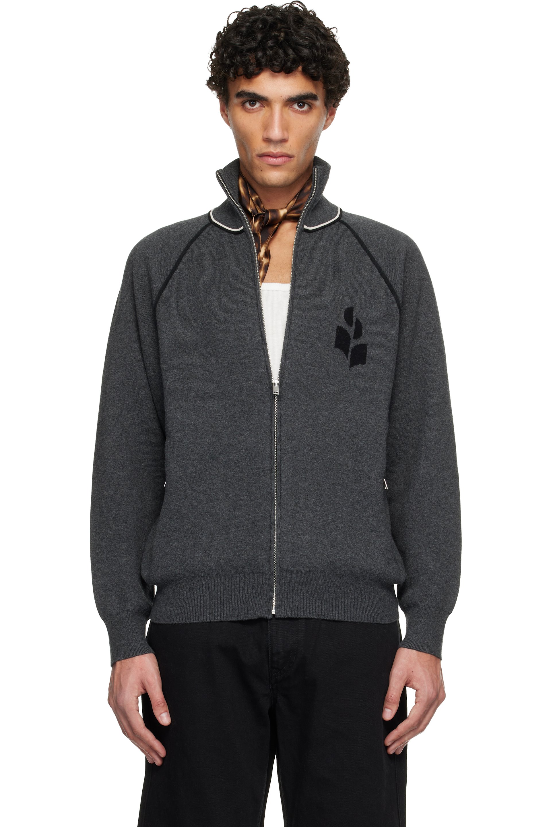 Isabel Marant - Gray Sergio Cardigan Jacket