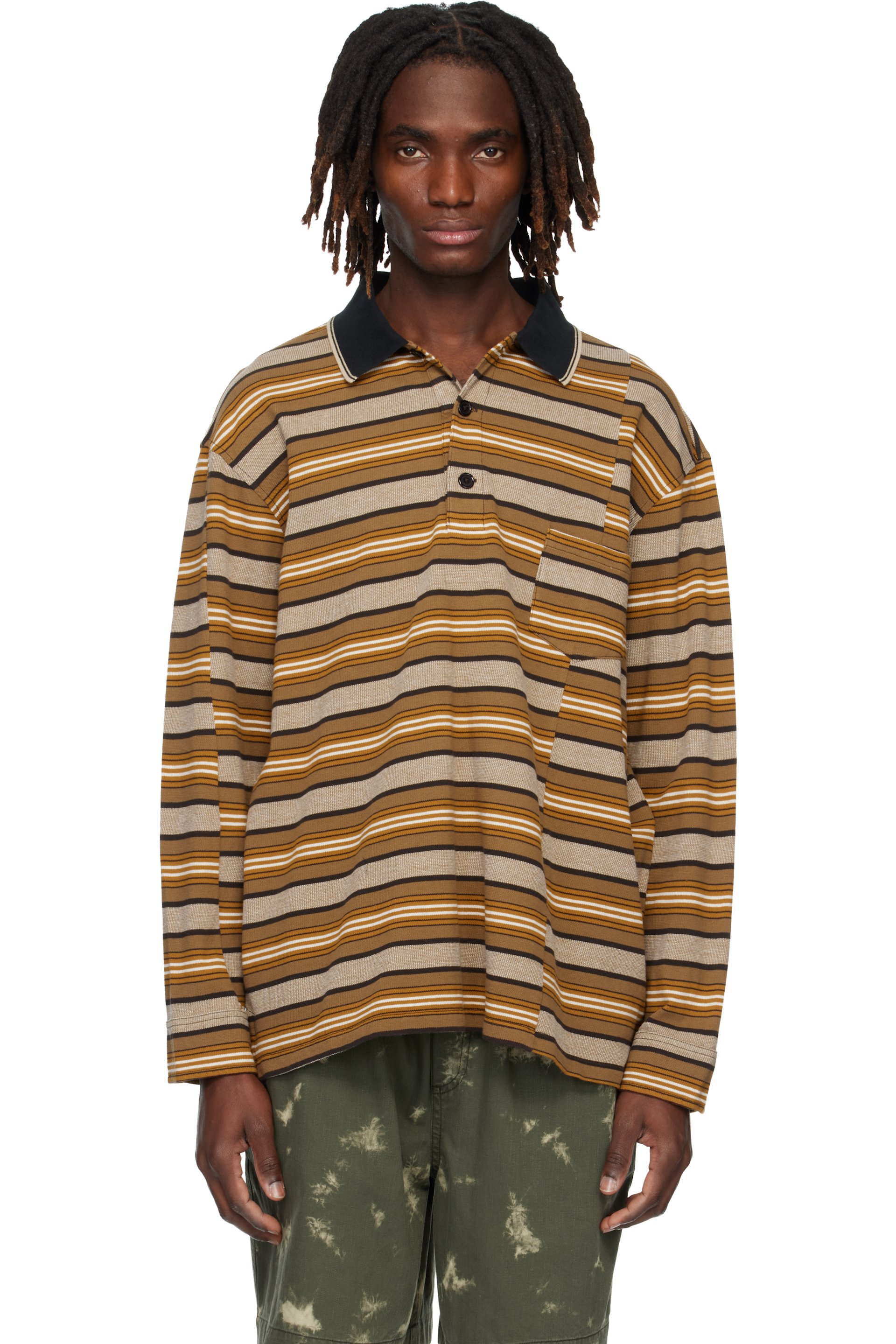 Isabel Marant - Orange & Brown Sorel Polo