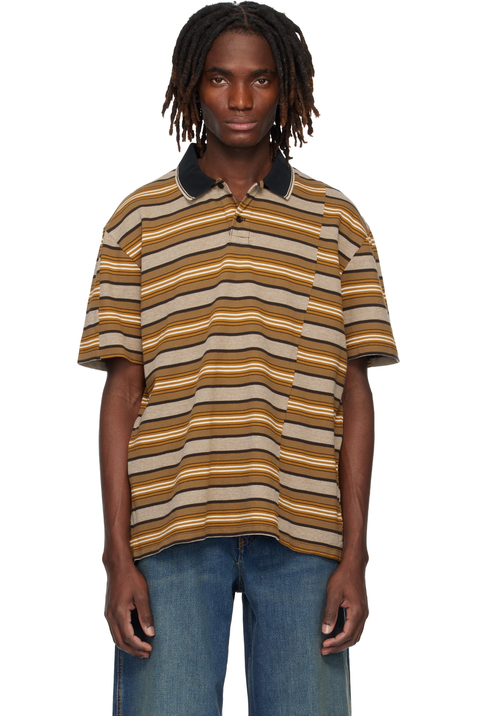 Isabel Marant - Orange & Brown Safko Polo