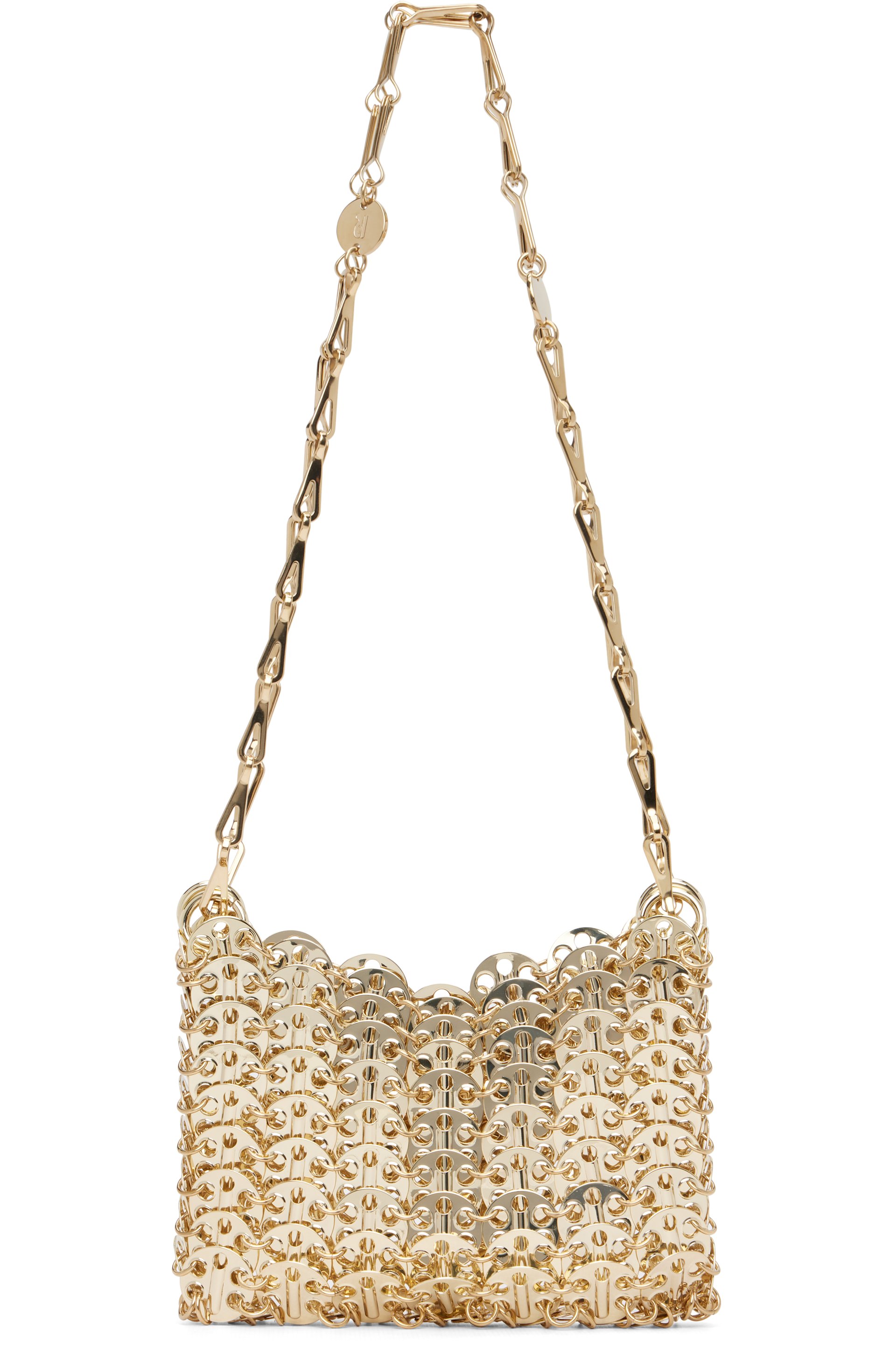 バッグ Rabanne 1969 nano gold Gold Iconic Nano 1969 Bag by Rabanne on Sale