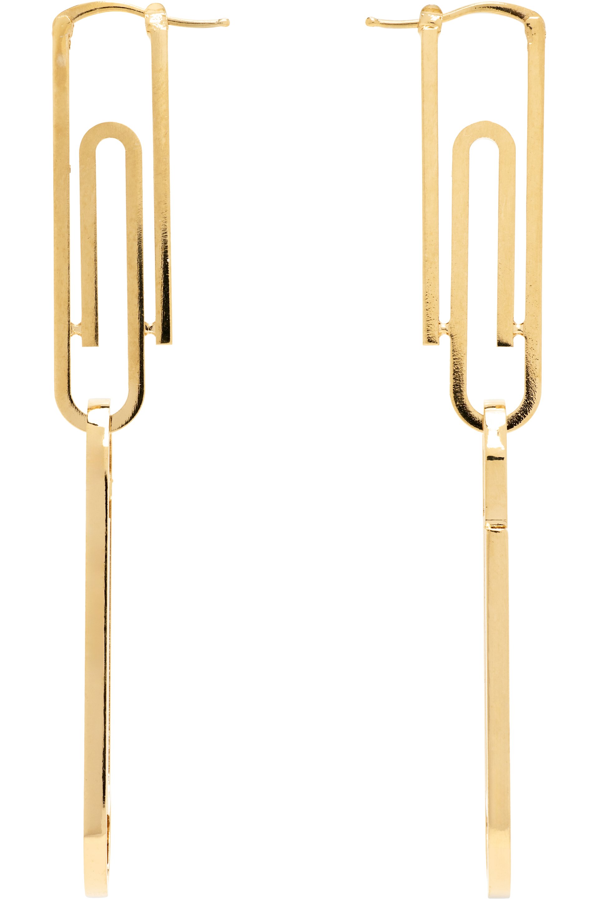 Off-White - Boucles d'oreilles en forme de trombone