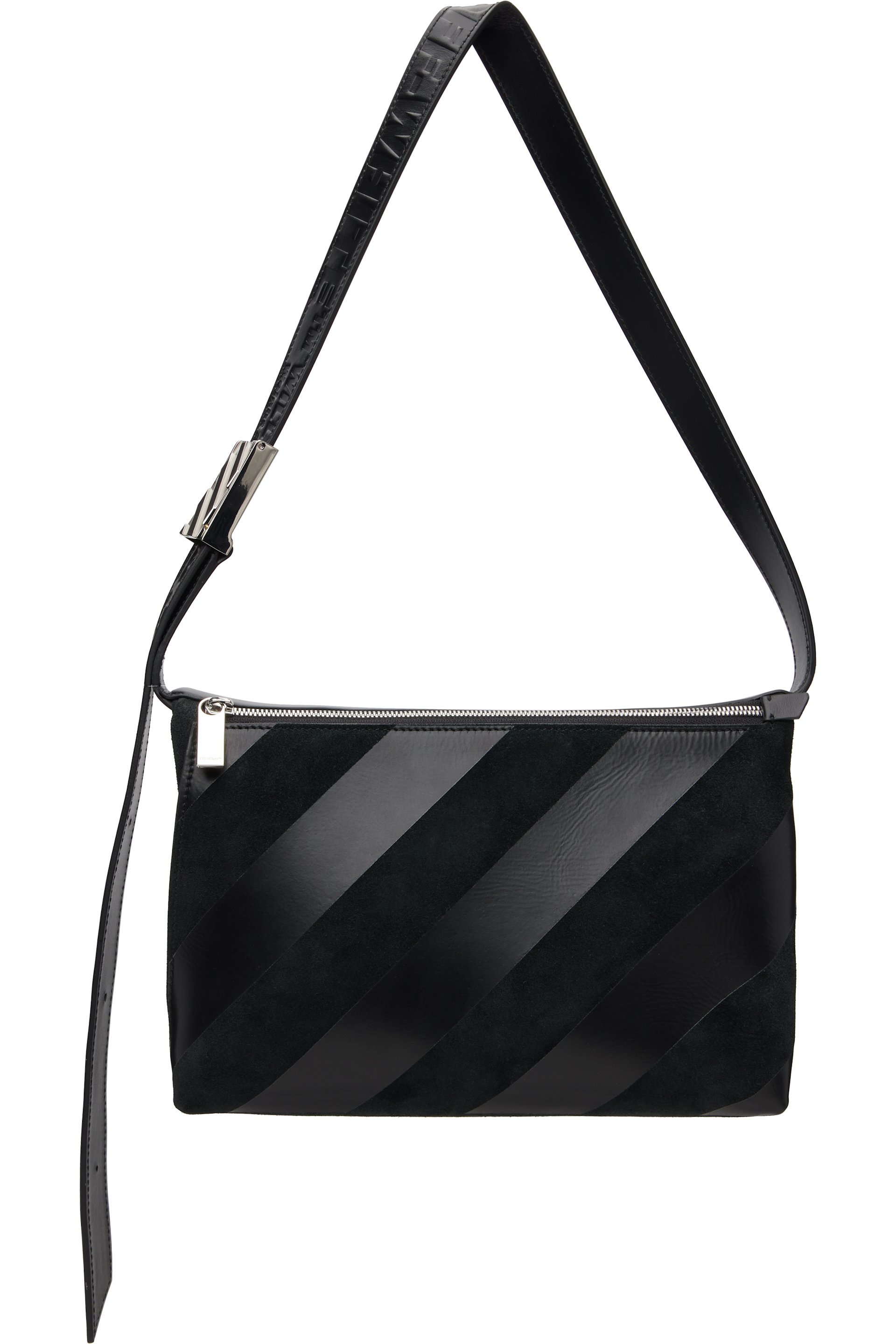 Off-White - 黑色 Sandbag 404 Diagonal 单肩包