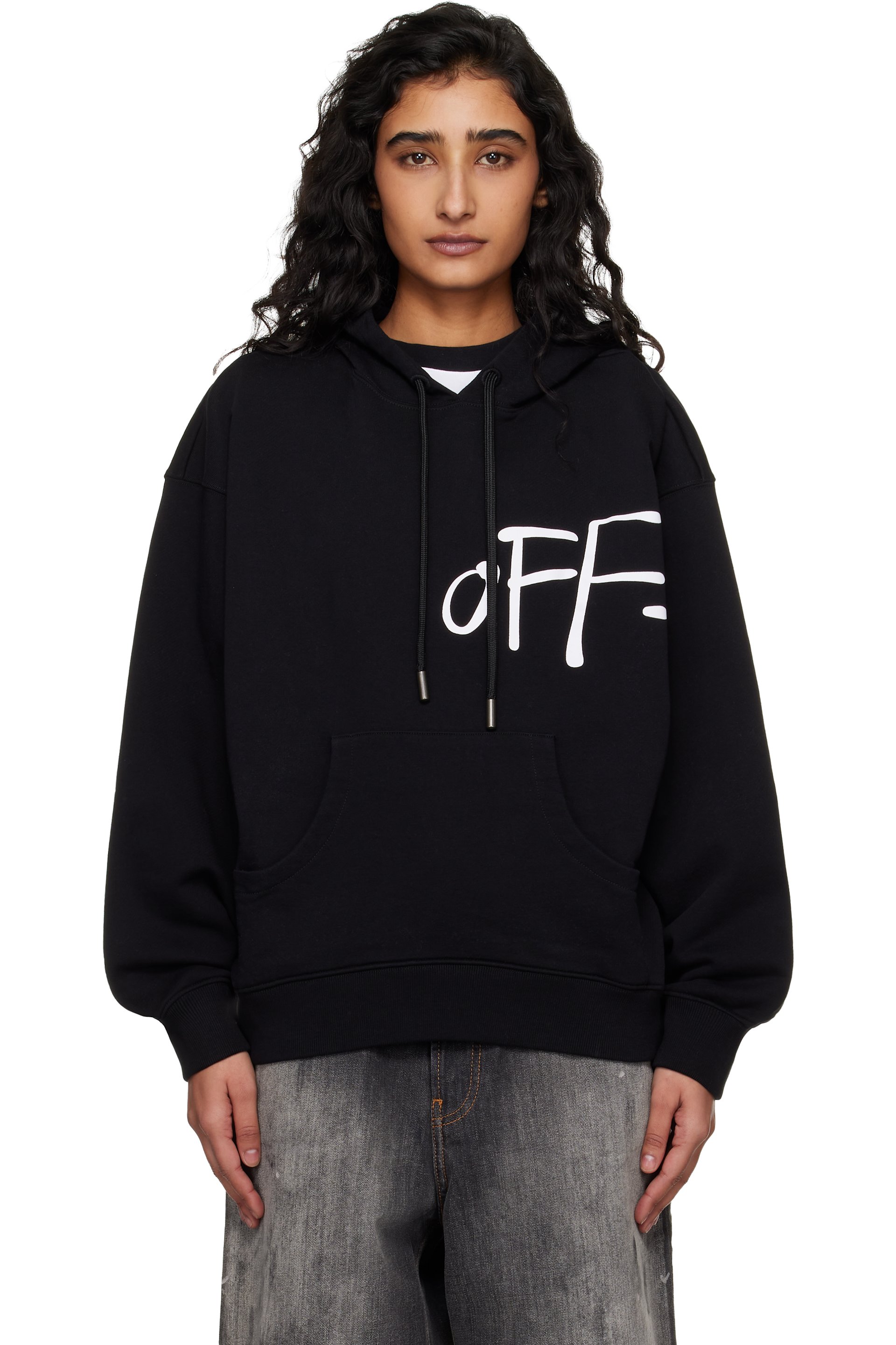 Off-White - Black Shared Over Hoodie