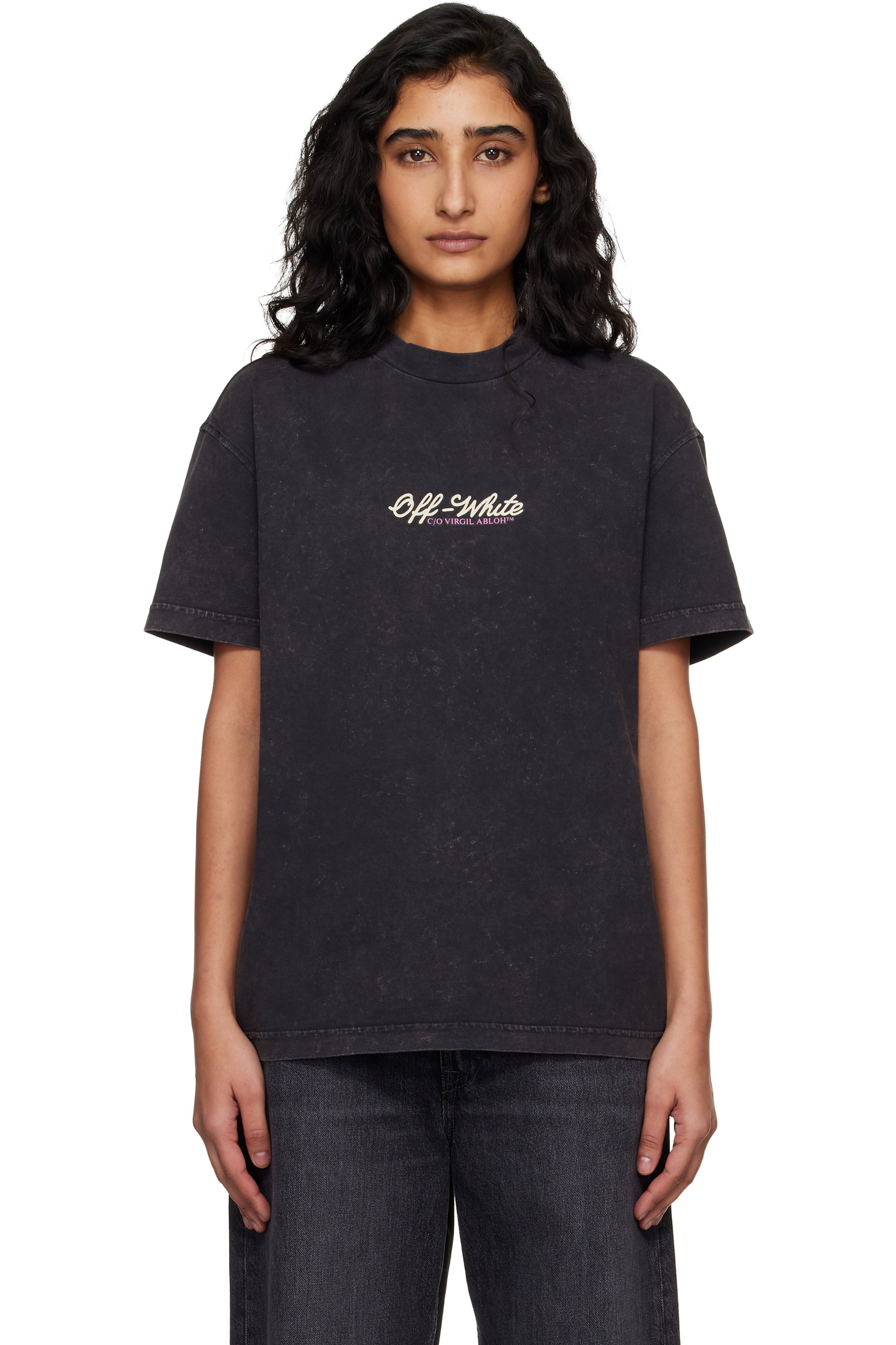 Off-White - T-shirt Royal Jewels noir