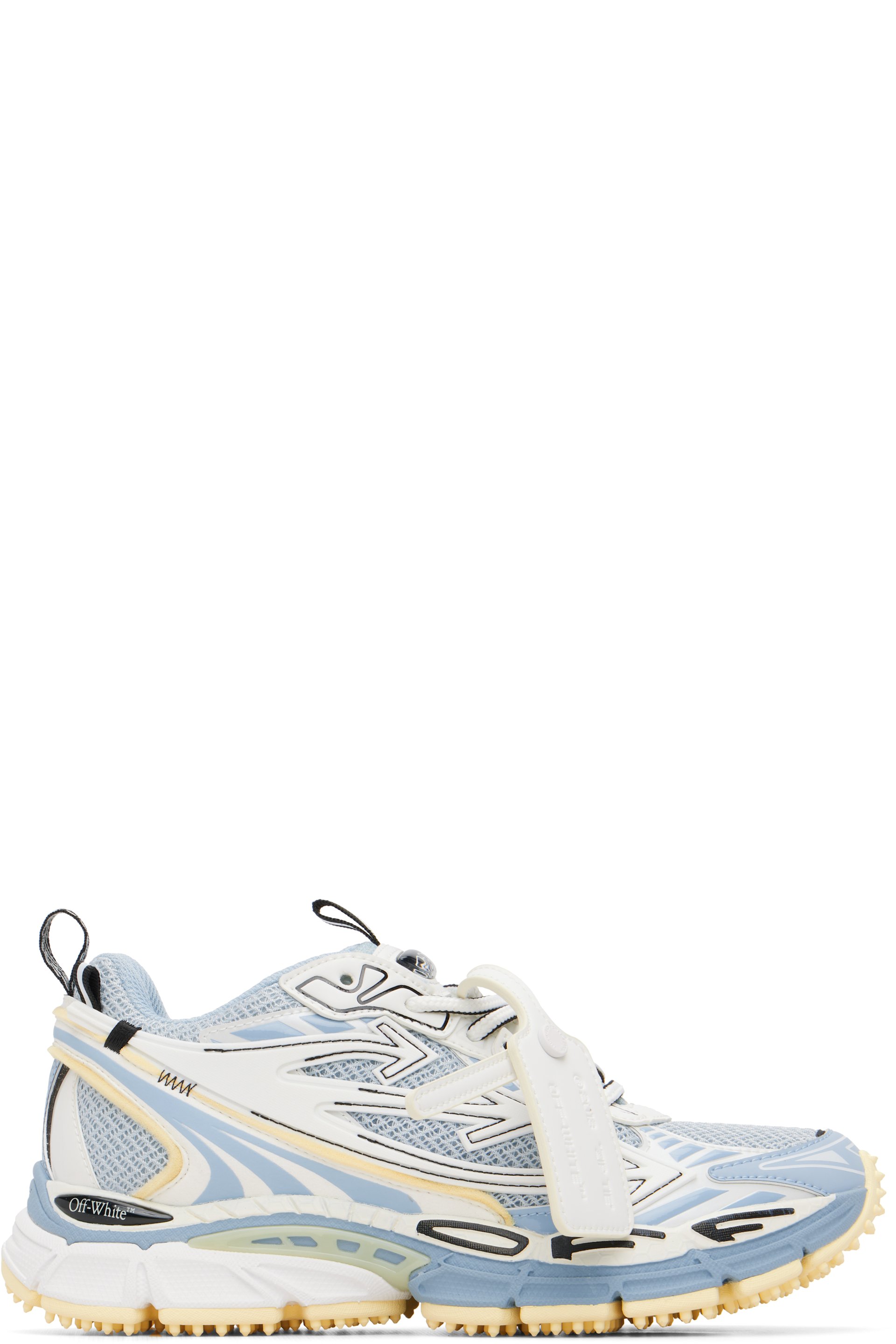 Off-White - ブルー＆ホワイト 'Be Right Back' スニーカー
