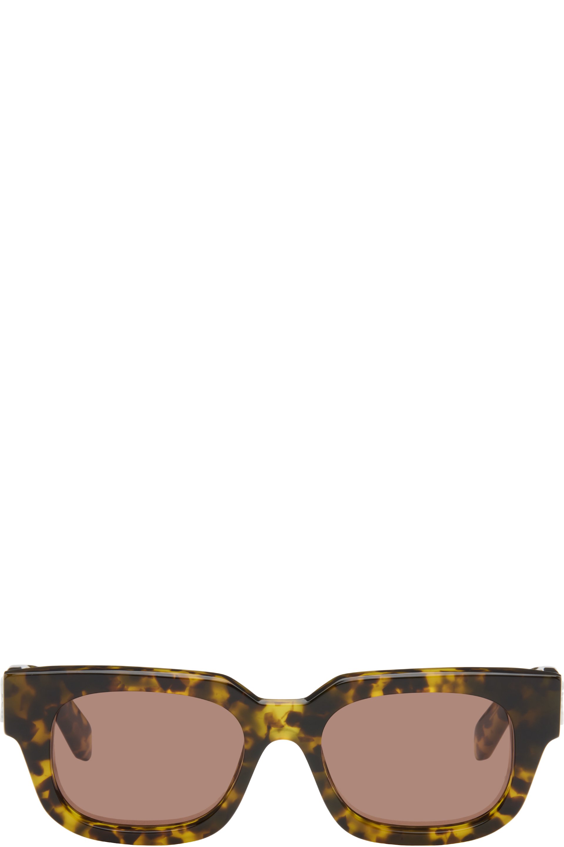Off-White - Yellow Rochester Sunglasses