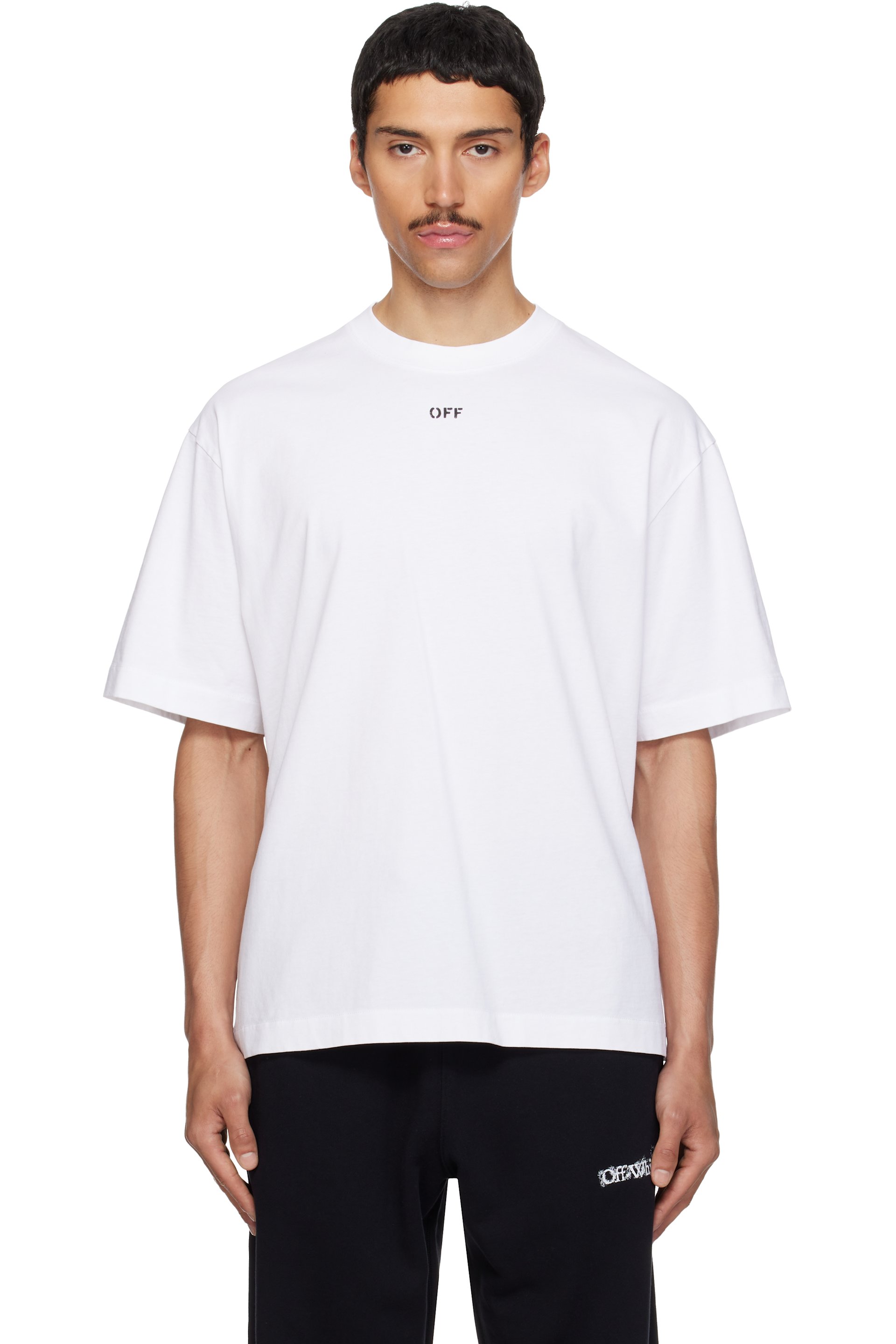 Off-White - White Chain Araldic Arrow T-shirt