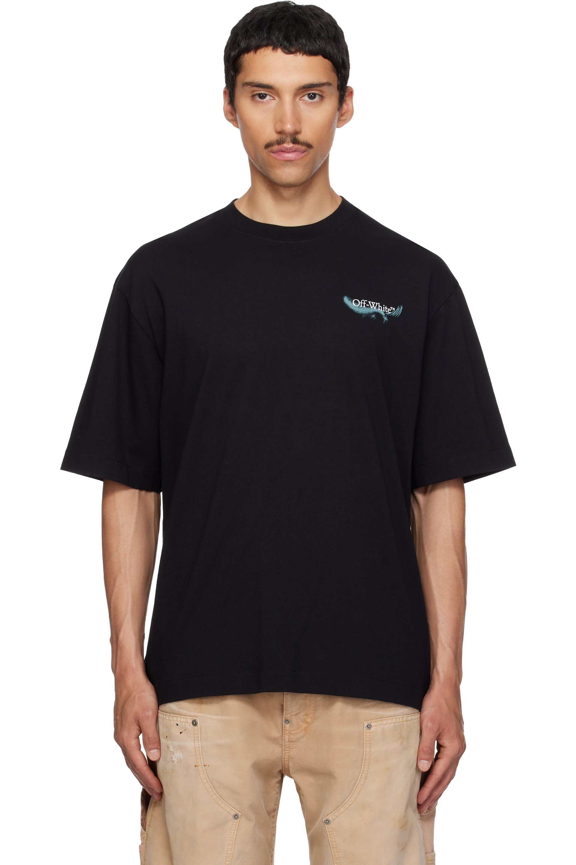 Off-White - Black Moon Skate T-shirt