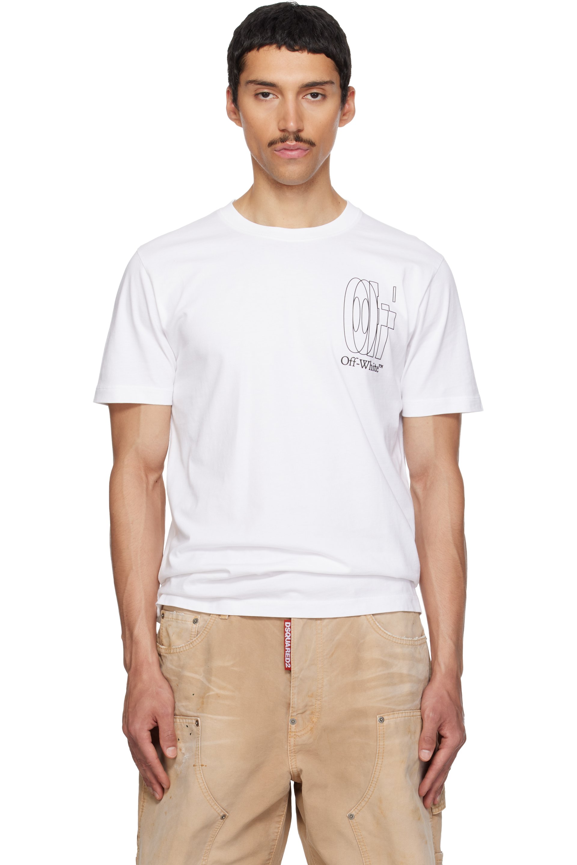 Off-White - White Big Double Arrow Slim T-shirt