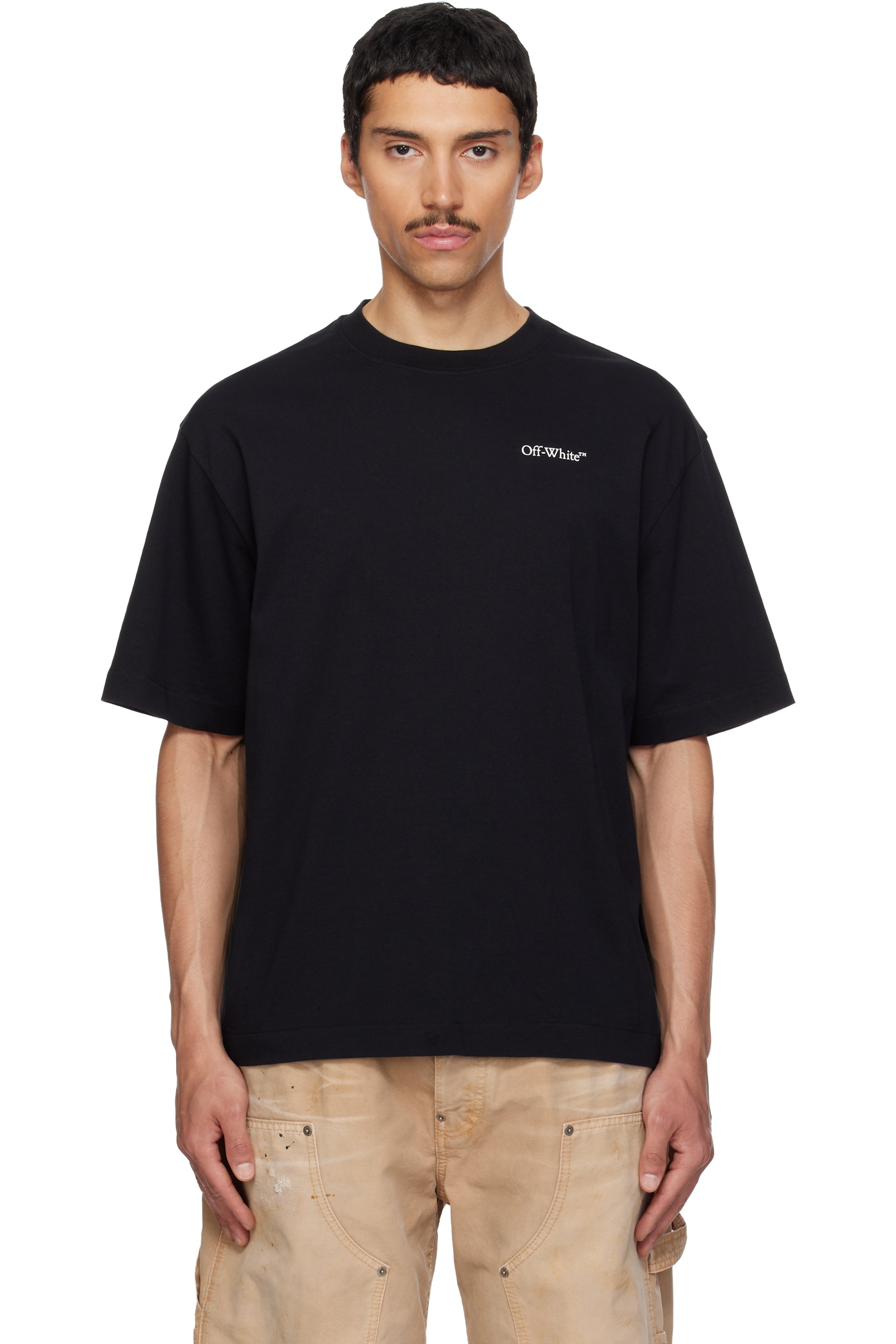 Off-White - Black Half Arrow Skate T-shirt