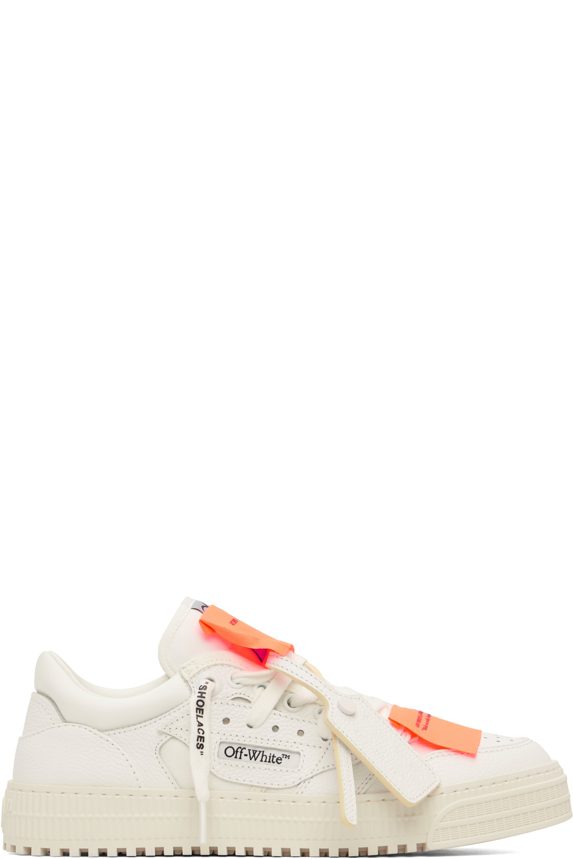 Off-White - White Low Top 3.0 Off Court Sneakers