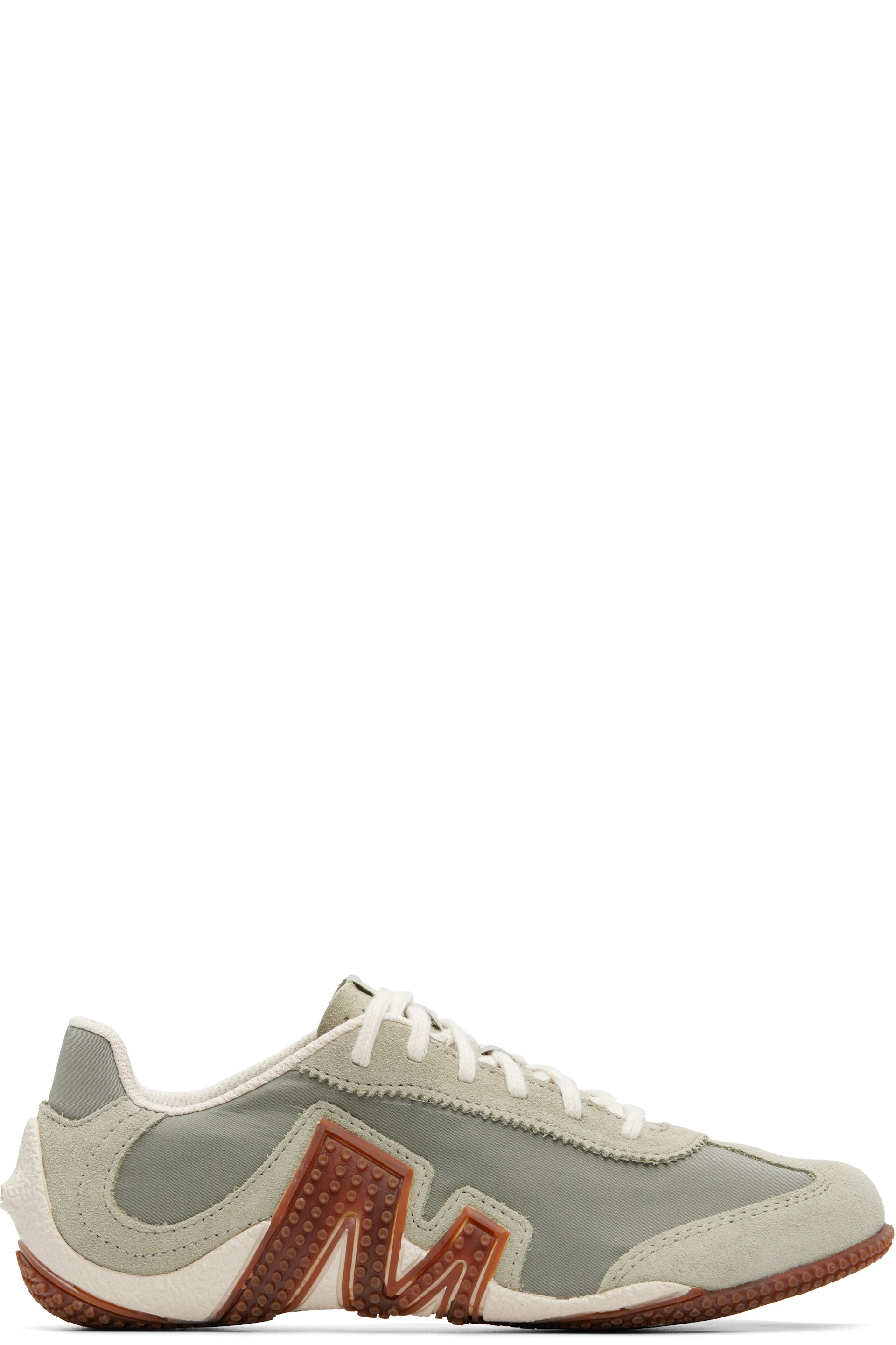 Merrell 1TRL - Beige & Green Relay Fly Vent Sneakers