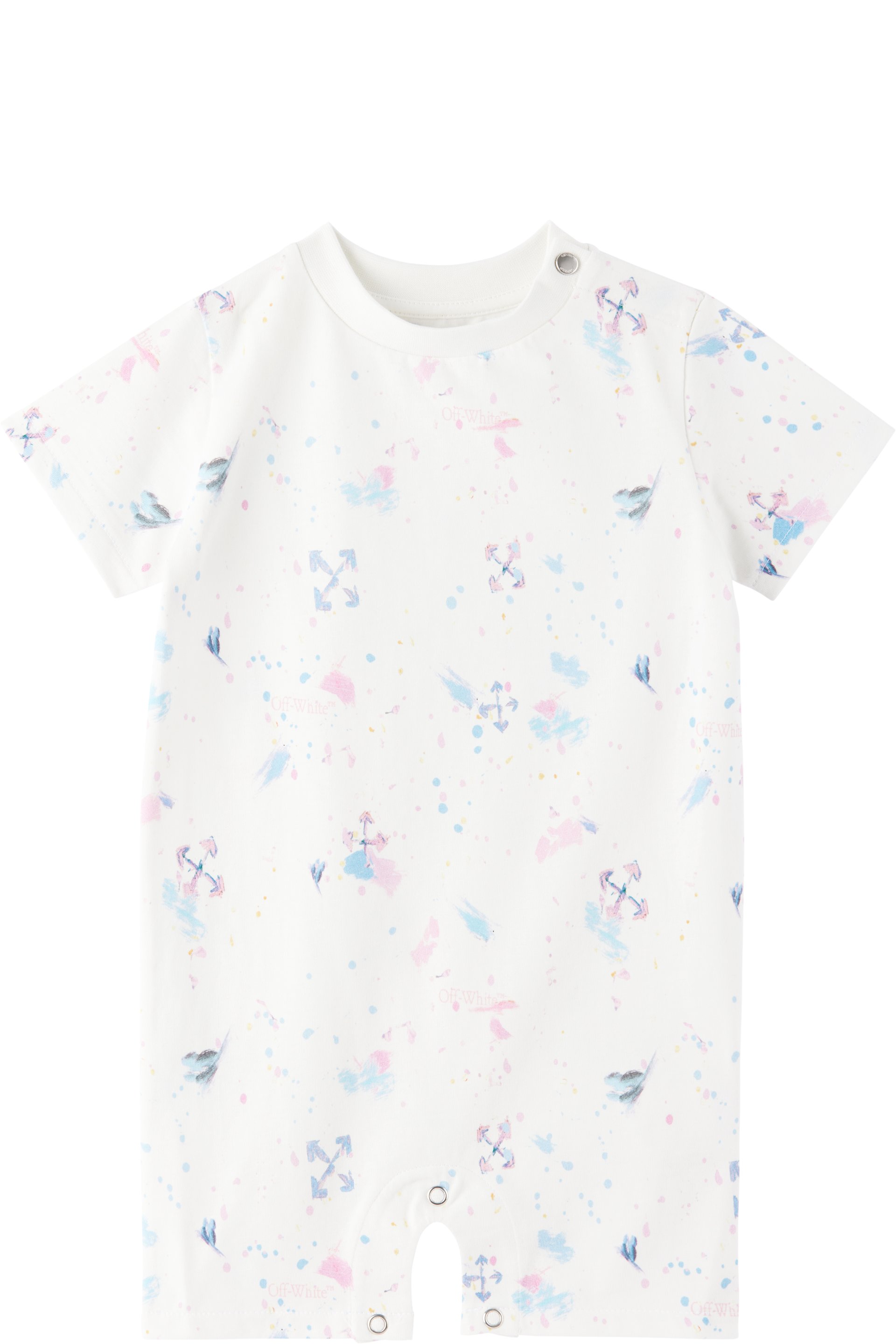 Off-White - Baby White Arrow Splat Jumpsuit