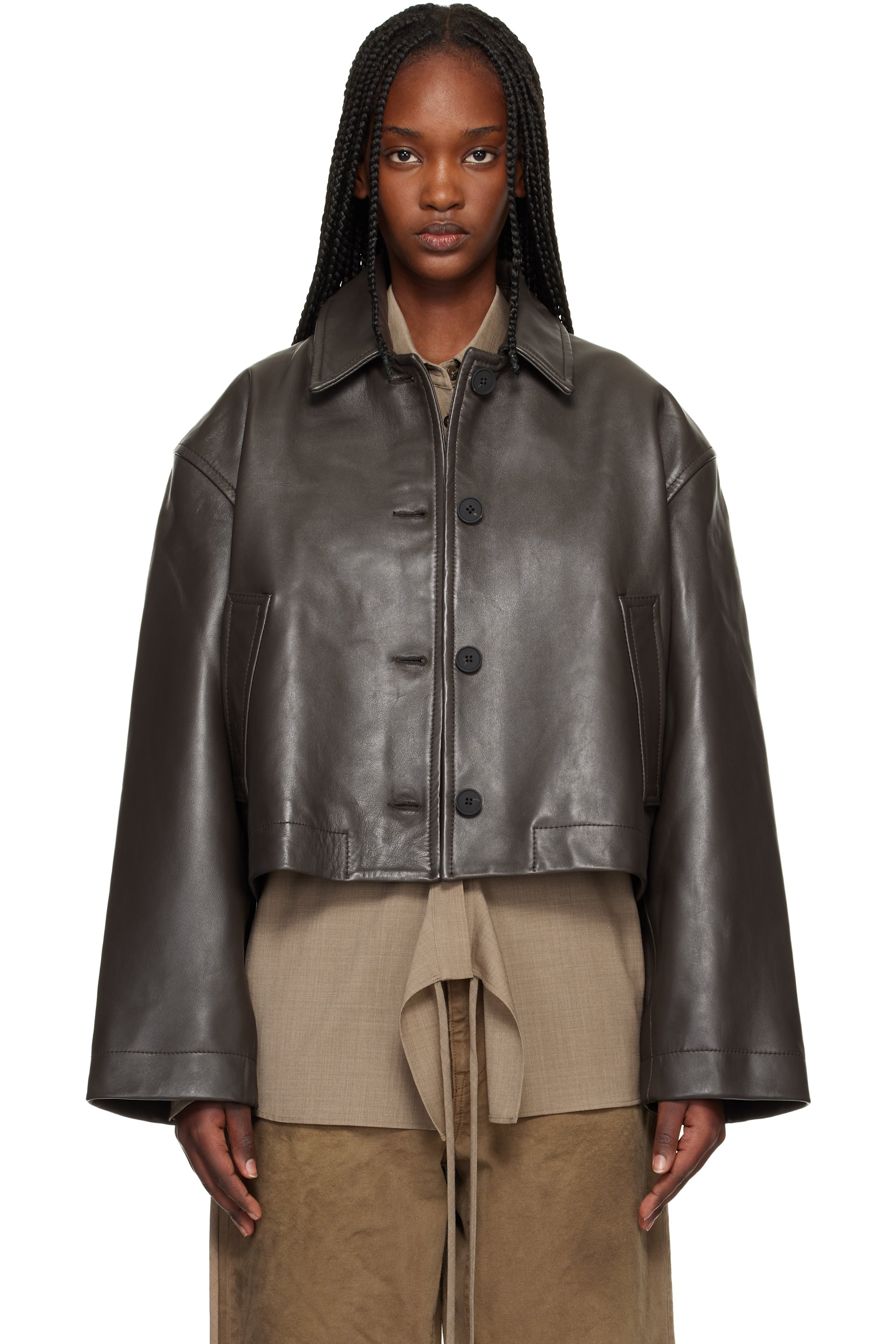 Designer Leather Jackets for Women | SSENSE Canada